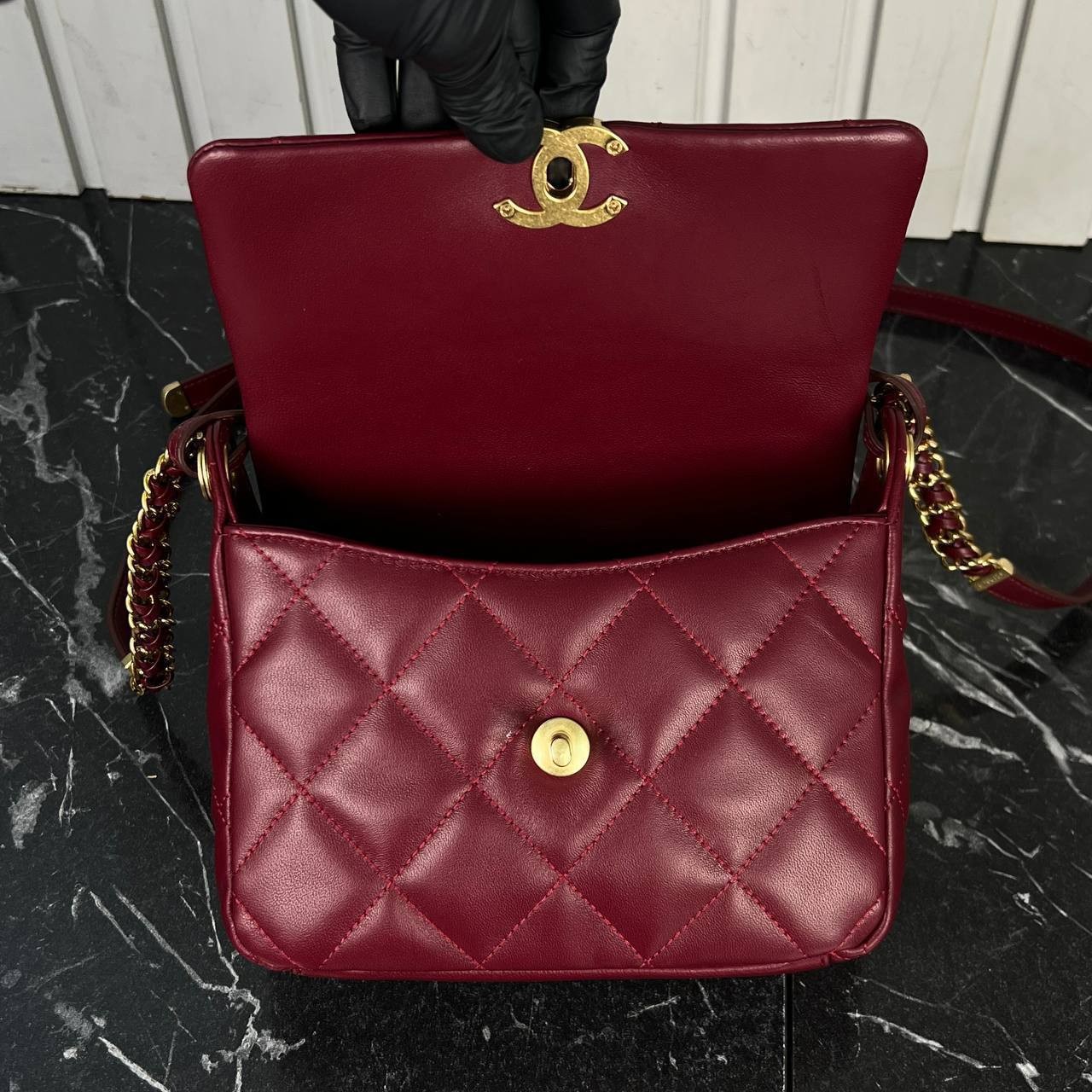 Highest Quality 23k Flap Bag Genuine Leather Luxury Bags