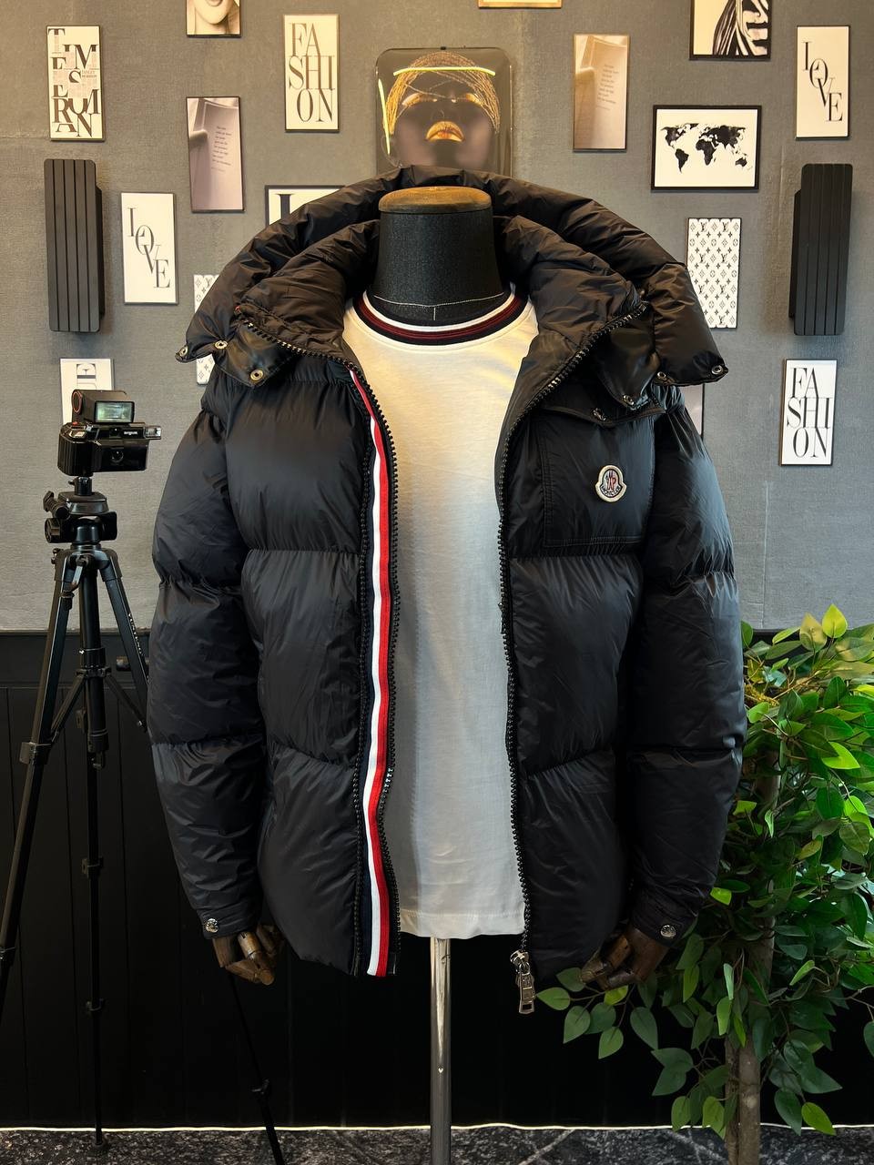 Highest Quality Men's Puffer Jacket with Double Zipper, Luxury Coats