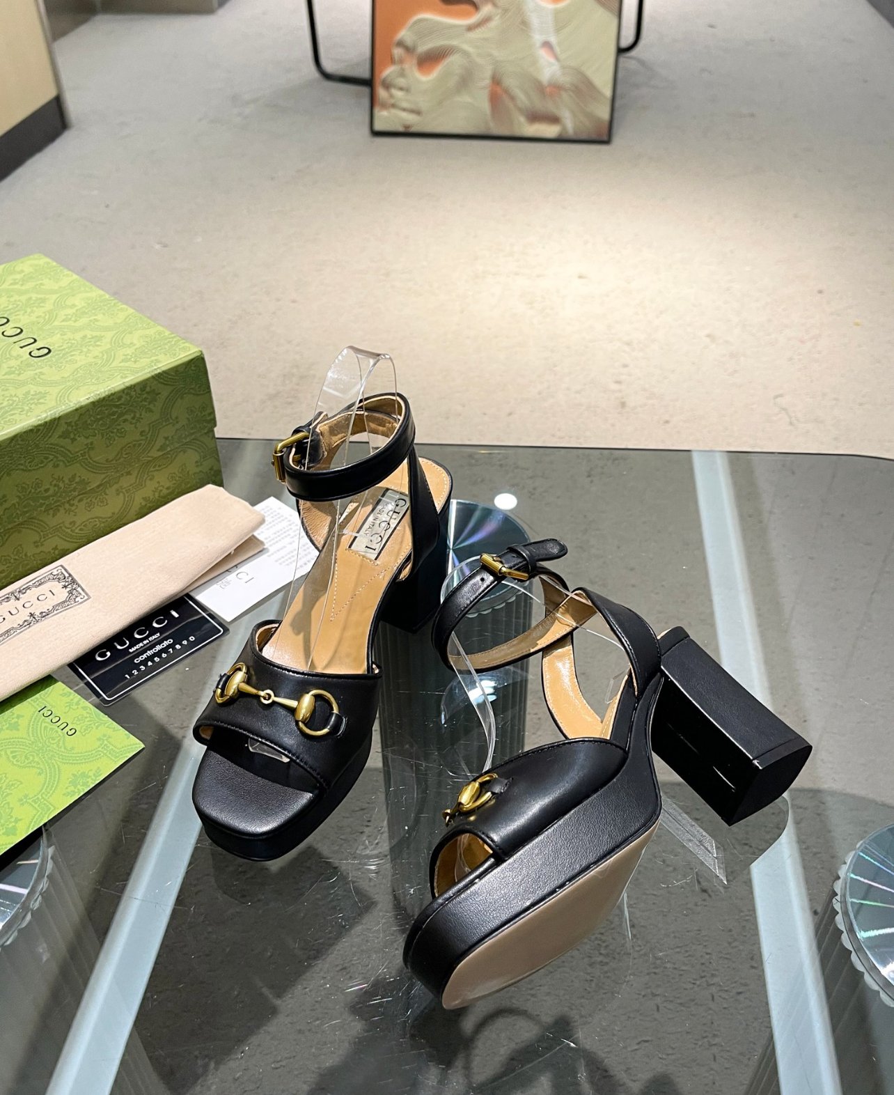 A+++ Quality Luxury Designer Heeled Leather Sandals