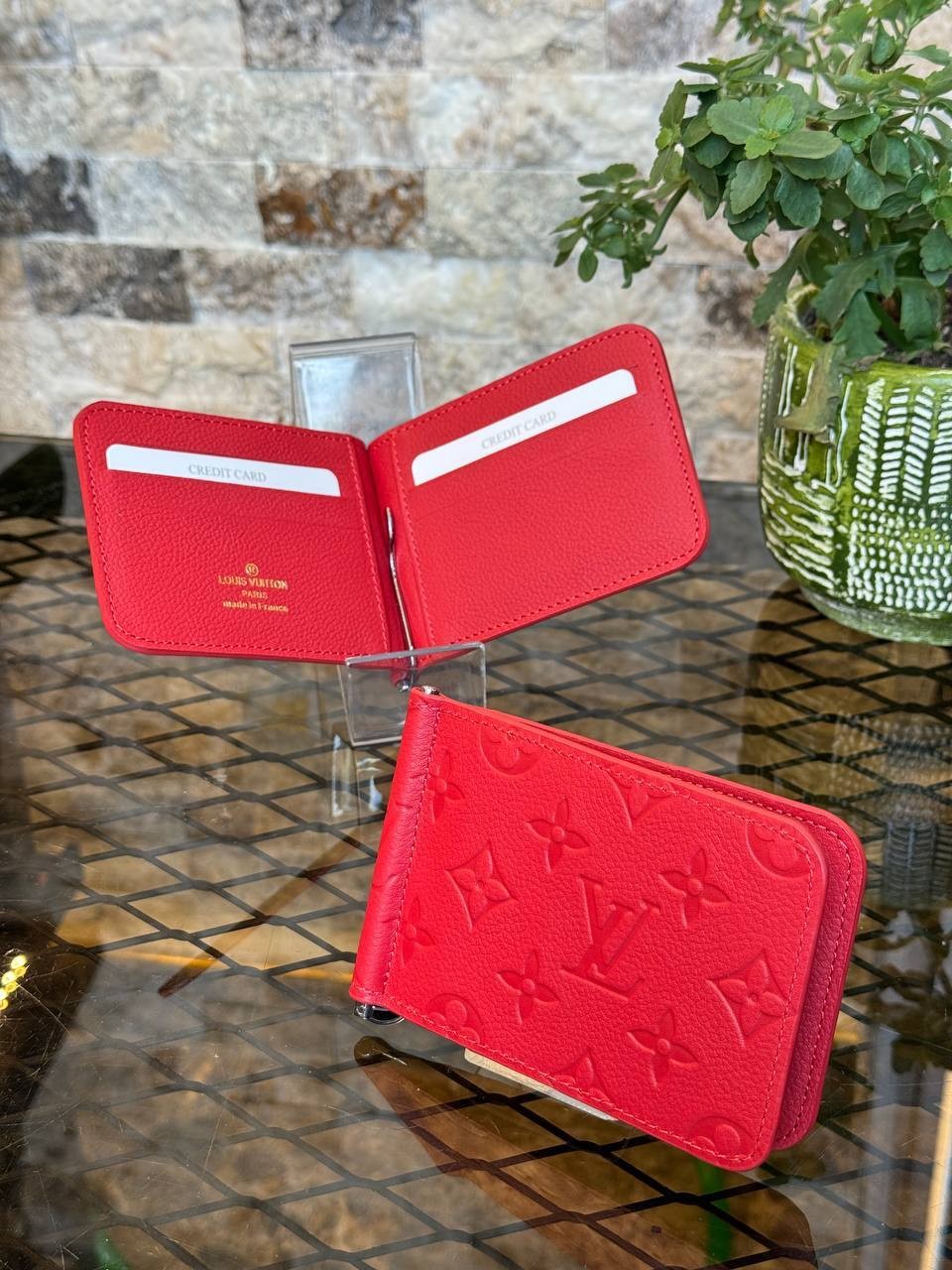 Luxury Leather Wallet, Highest Quality Fashion Wallets - Red