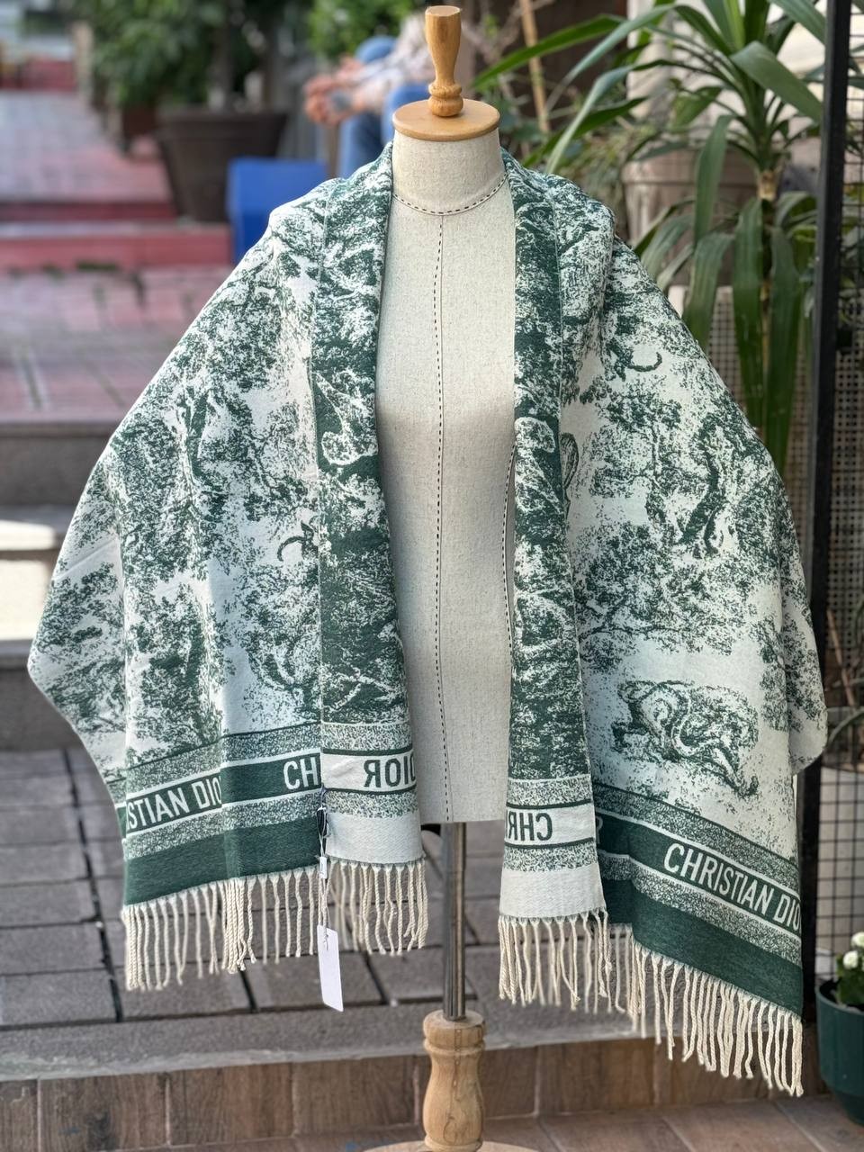 Highest Quality Cashmere Scarf , Luxury Scarfs - Green