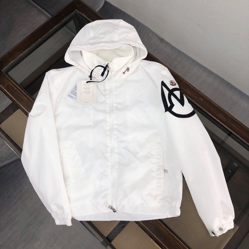 Highest Quality Black Letter Model RainCoat, Waterproof Raincoats, Luxury Coats, Fashion Raincoats - White