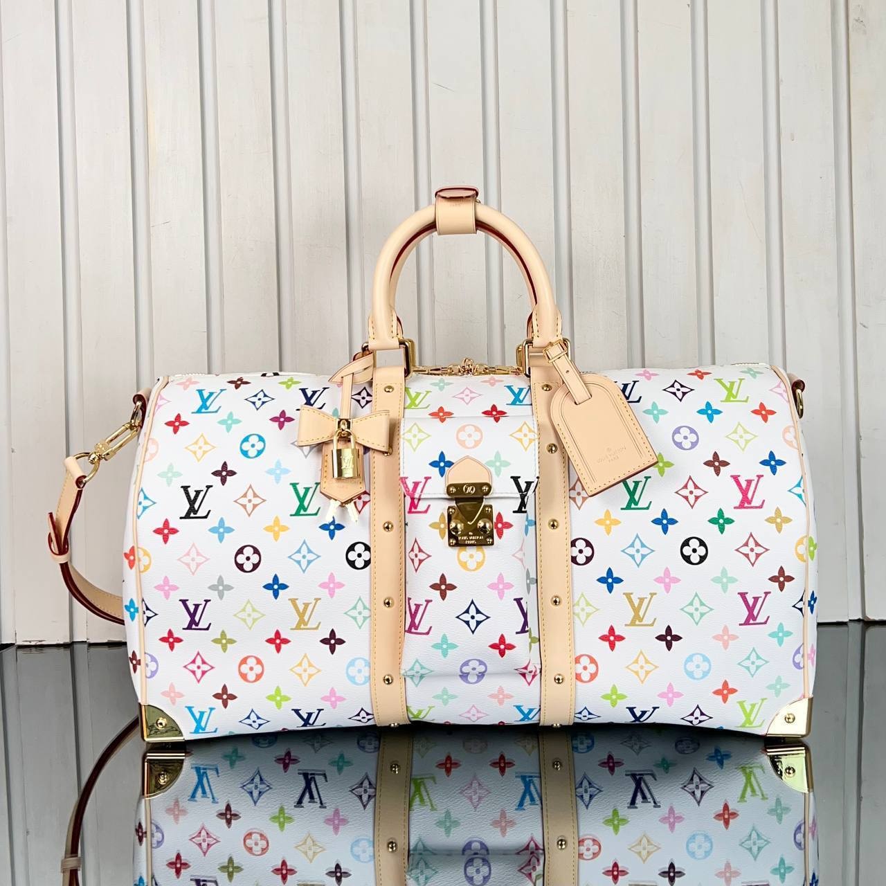 Highest Quality LV x TM Keepall Badouliere 45 