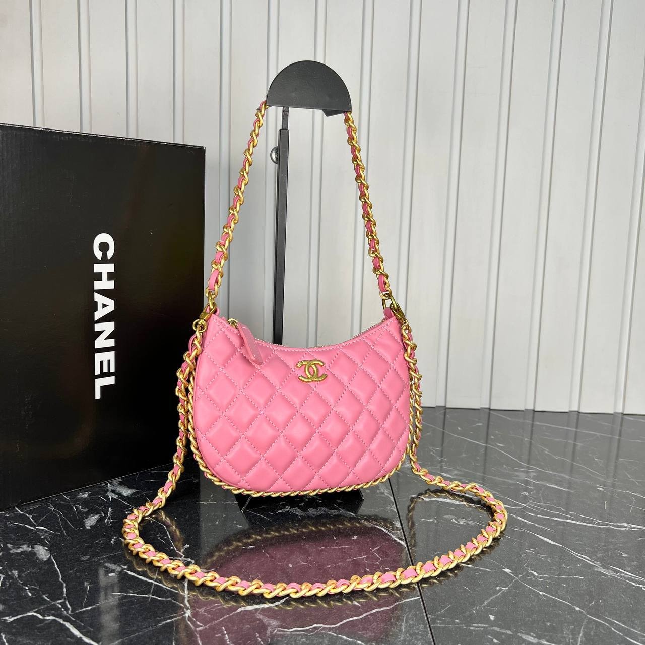 Small Hobo Bag Leather Luxury Bag , Fashion Bags , Leather Bags