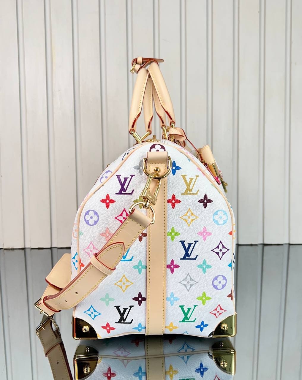 Highest Quality LV x TM Keepall Badouliere 45 