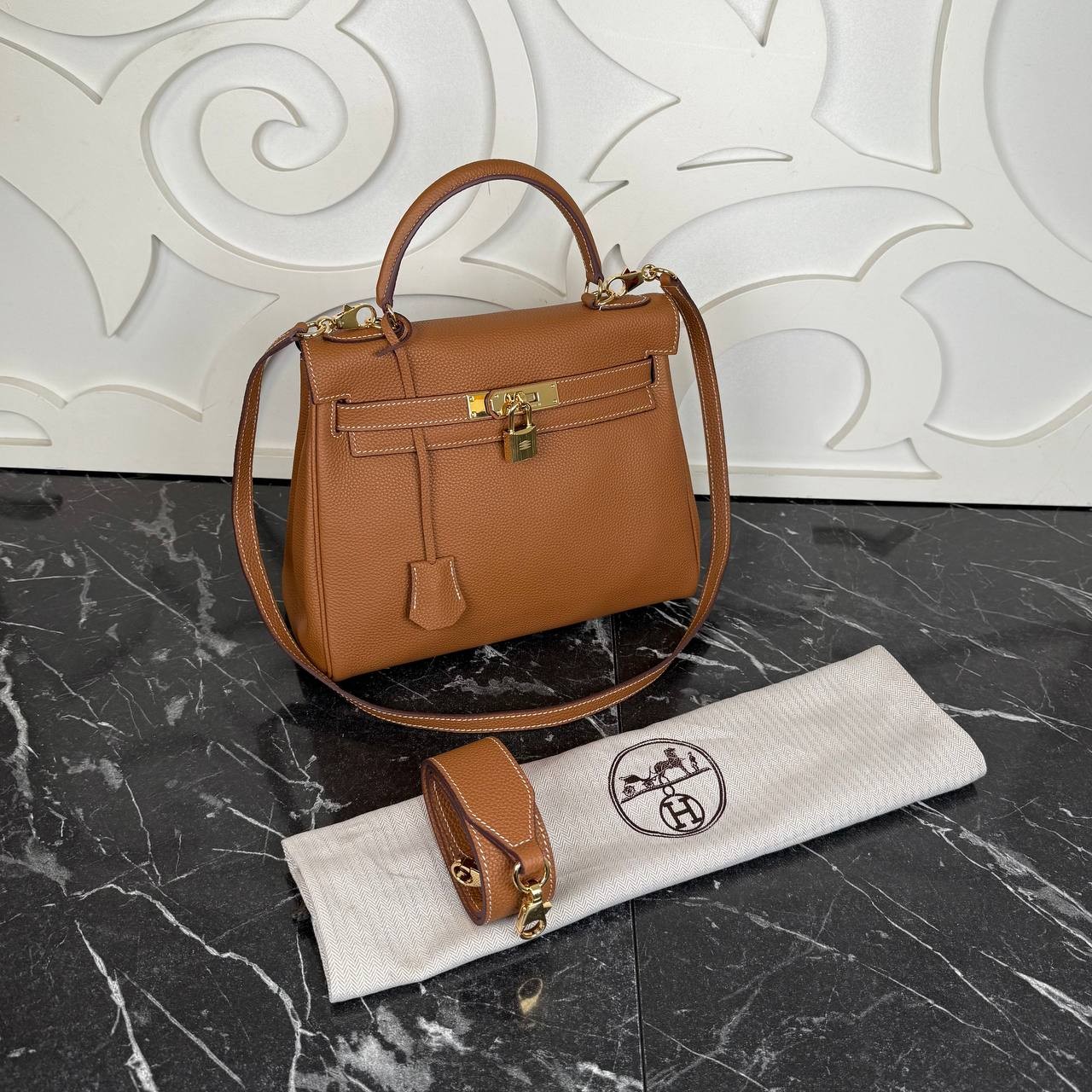  Kelly Bag 28 cm Genuine Leather Bags, Luxury Fashion Bags