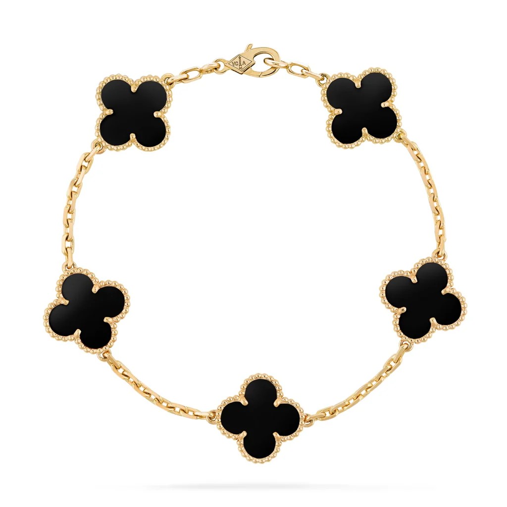 Highest Quality 18K Gold Plated Clover Bracelet