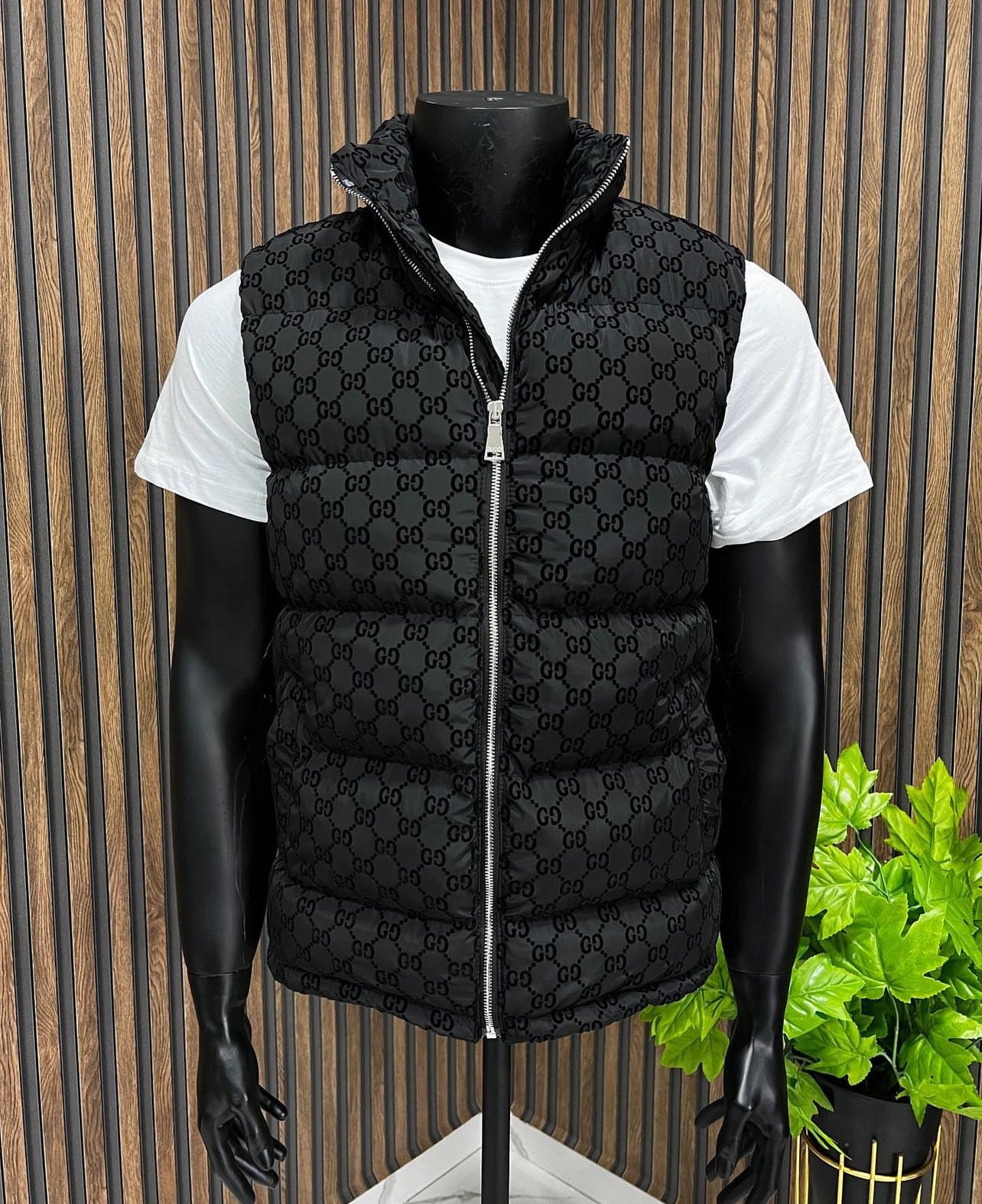 Highest Quality Letter Design Black Vest, Luxury Vest for Men , Fashion Vests