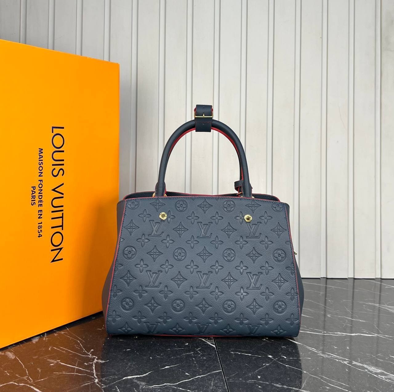 Louis Vuitton Montaigne Bag Medium Luxury Leather Bags