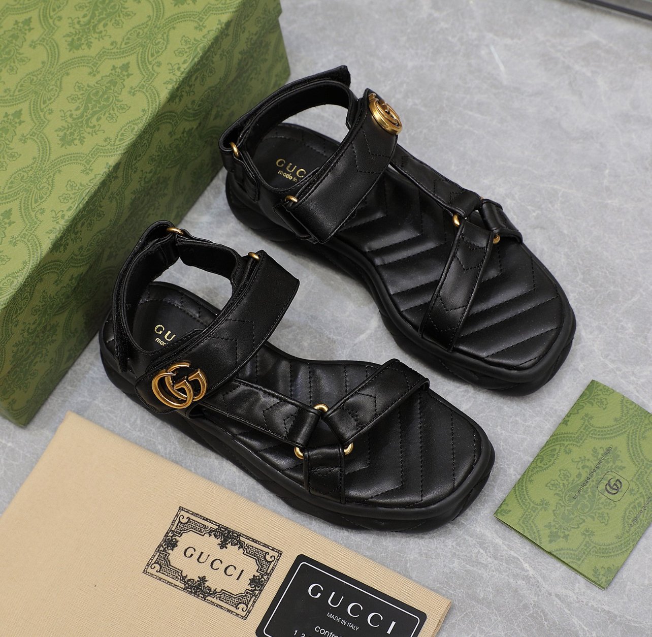A+++ Quality Luxury Designer Leather Sandals