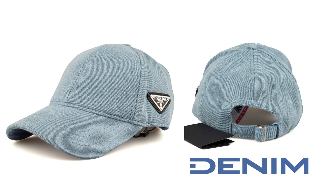 Unisex Highest Quality Denim Hat, Luxury Denim Cap