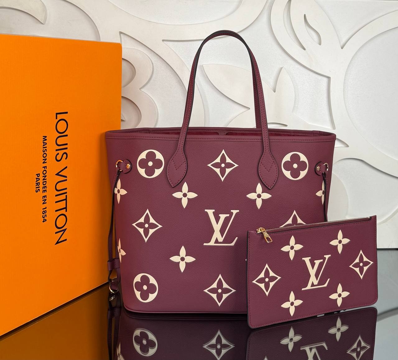  Neverfull Medium Leather Bags, Highest Quality Fashion Bag