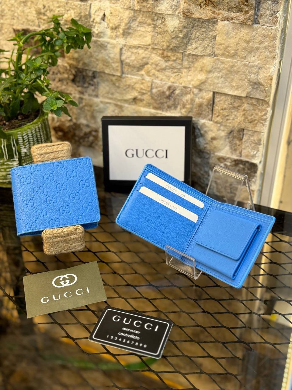 Luxury Leather Wallets, Highest Quality Fashion Wallets - Blue