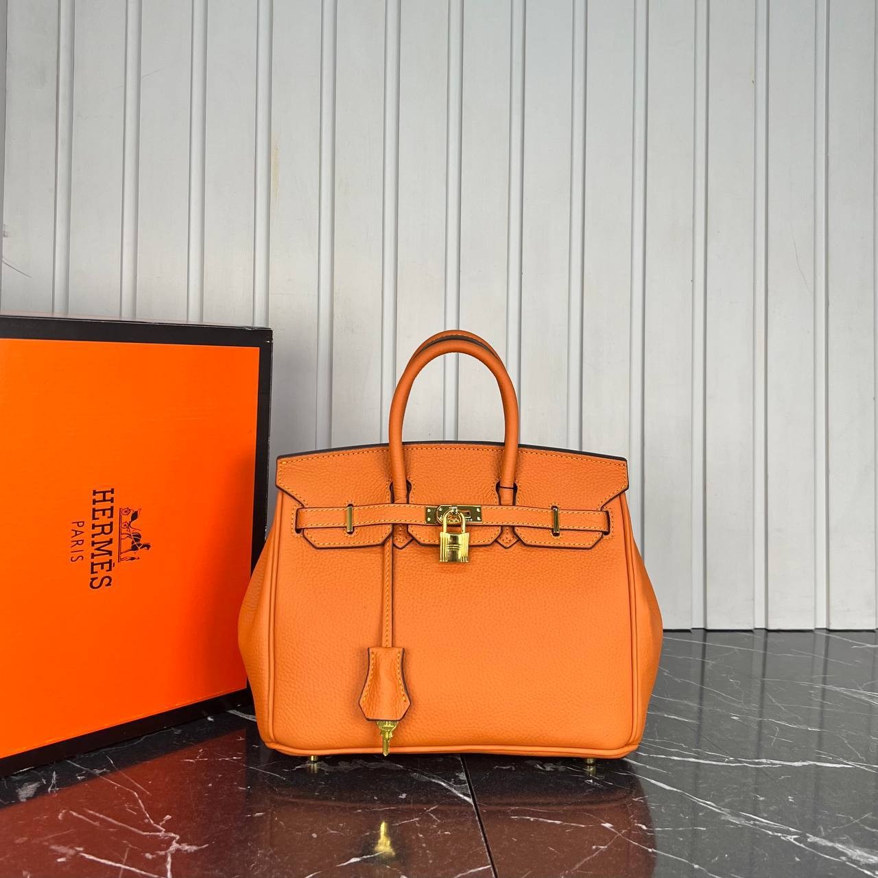 Highest Quality Genuine Leather Birkin 25CM Bag, Luxury Bags