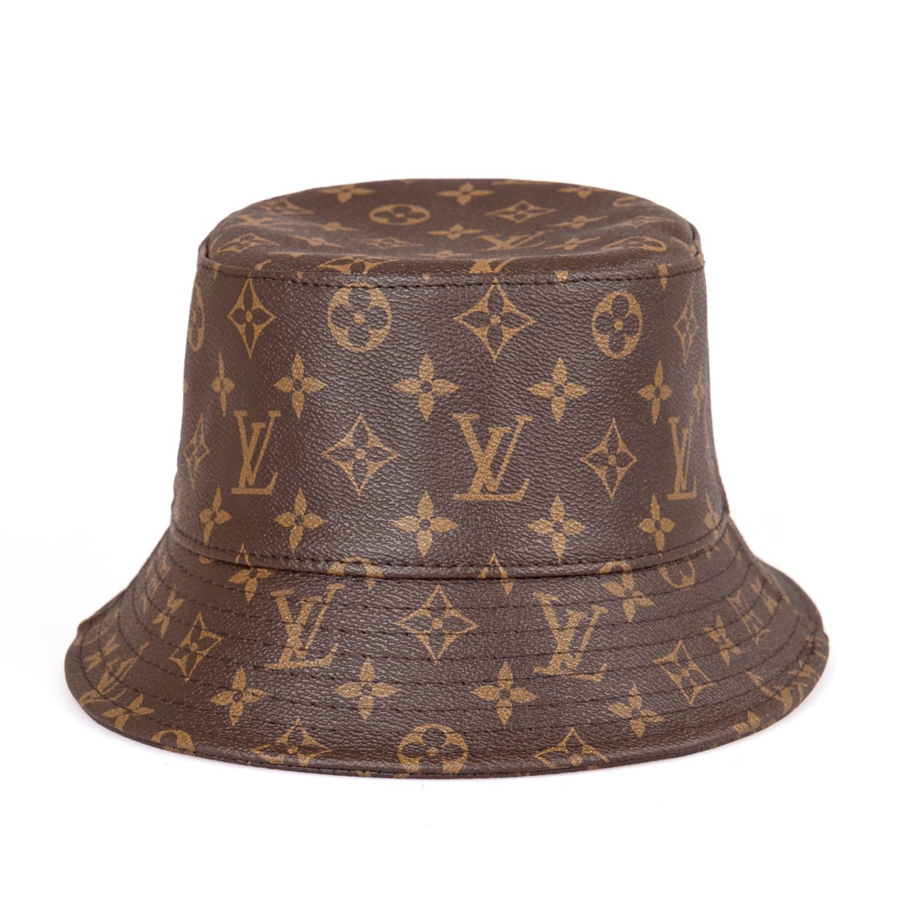 Fashion Bucket Hat, Luxury Hats - Brown