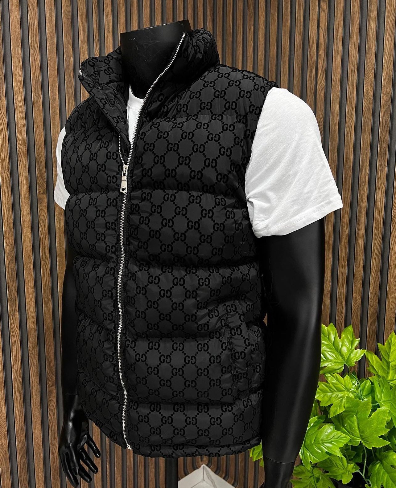 Highest Quality Letter Design Black Vest, Luxury Vest for Men , Fashion Vests