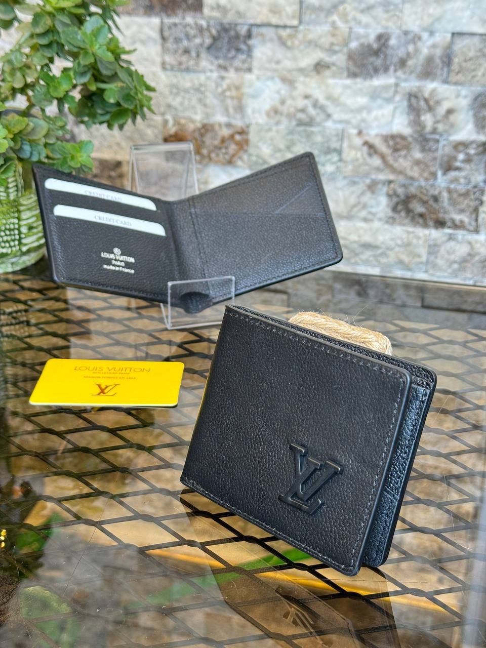 Highest Quality Luxury Wallets, Fashion Wallet, Men's Wallet - Black