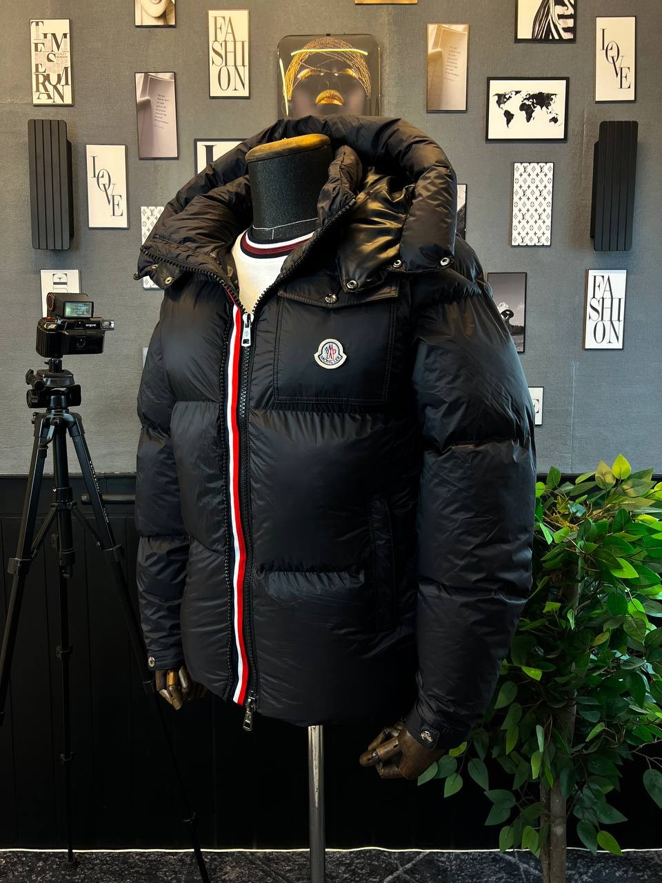 Highest Quality Men's Puffer Jacket with Double Zipper, Luxury Coats