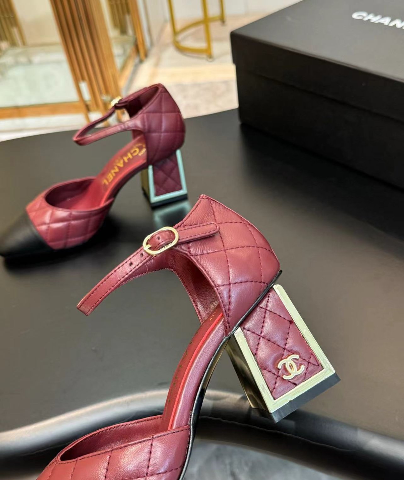 A+++ Quality Luxury Designer Heeled Leather Sandals