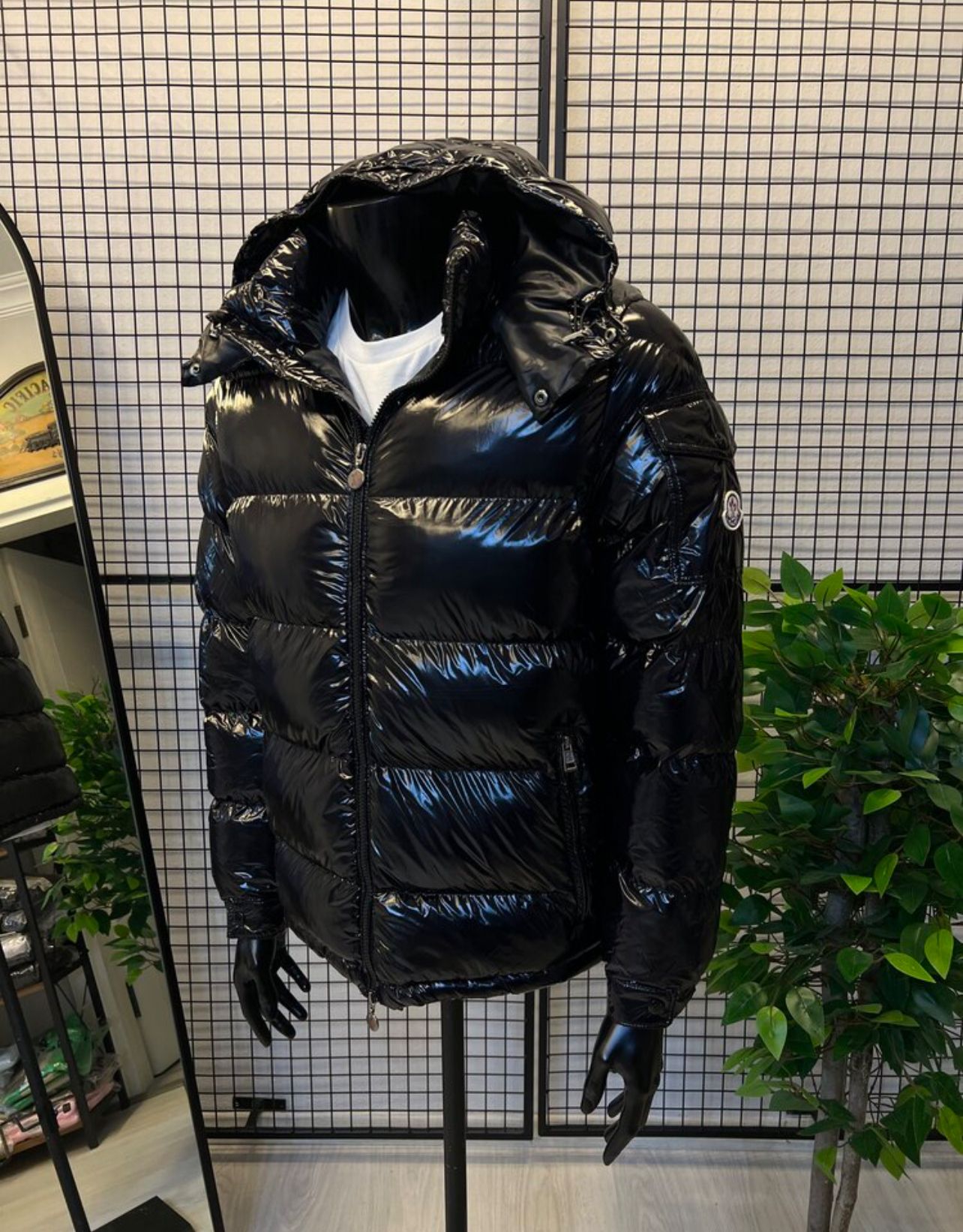 Highest Quality Black Maya Shiny Model Coats, Luxury Coats , Fashion Jackets, Luxury Clothing, Men's Clothing, Waterproof