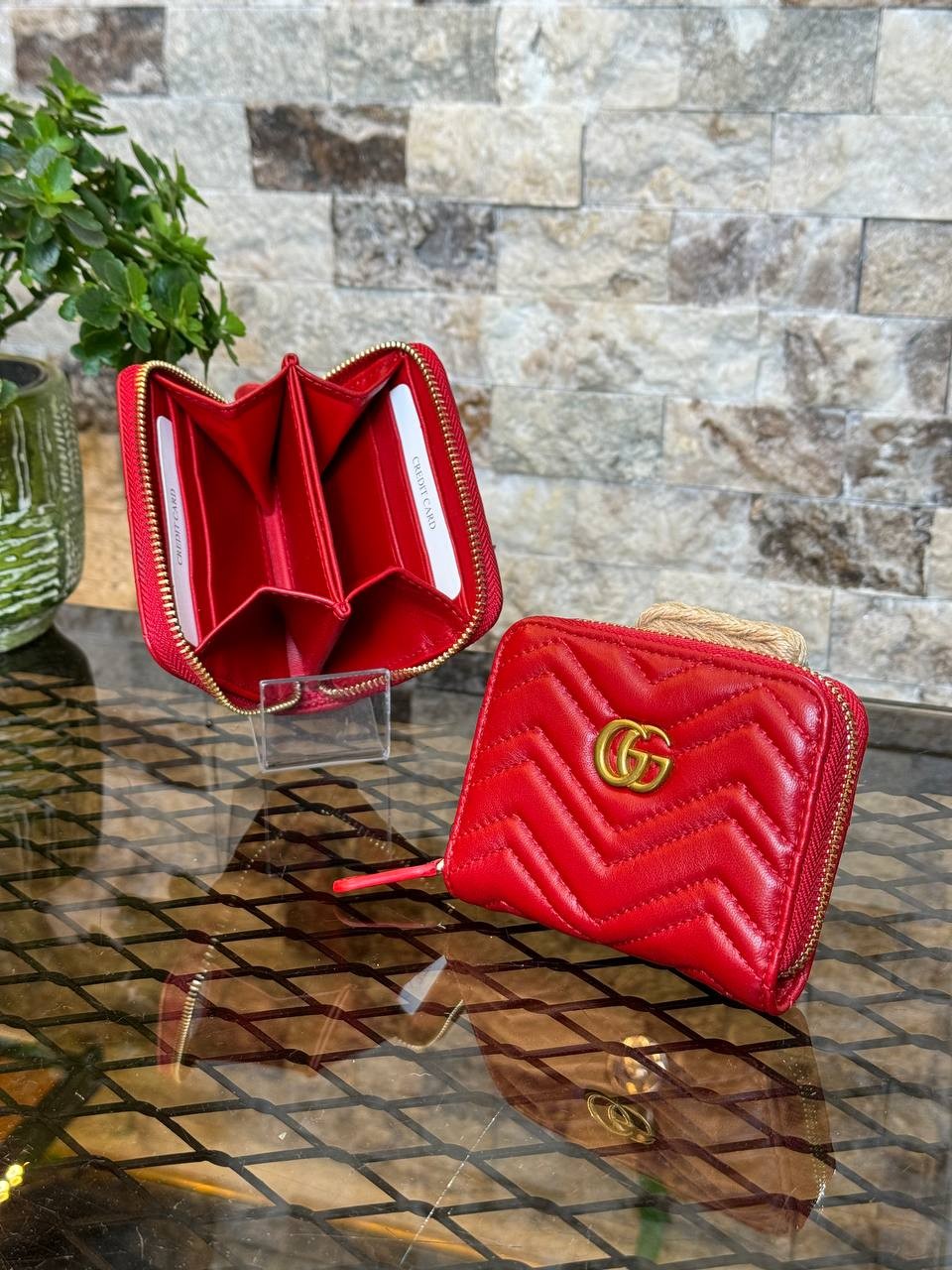 Luxury Leather Mini Zippy Wallet , Highest Quality Fashion Wallet