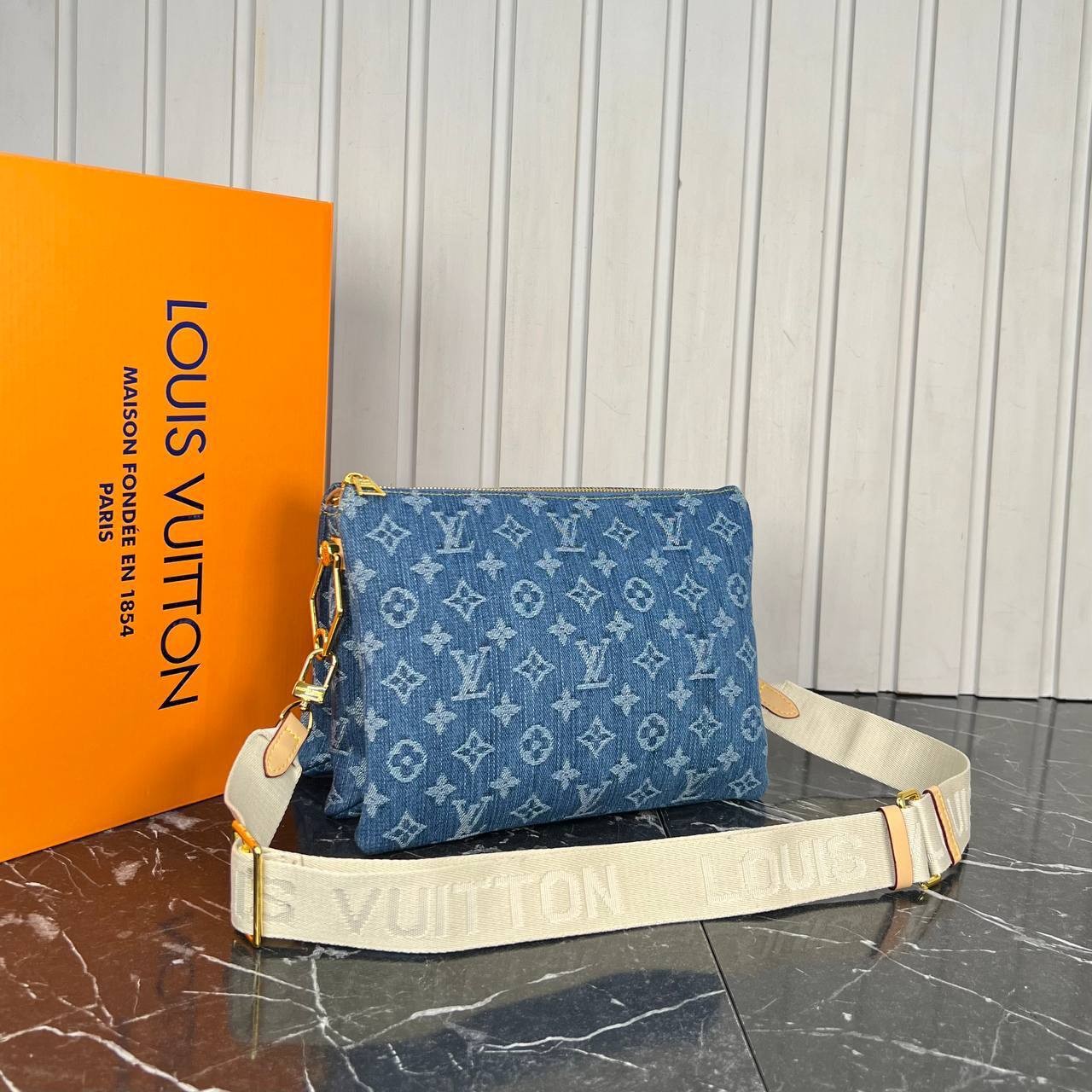 Highest Quality Coussin PM Monogram Denim Bag , Fashion Denim Bags