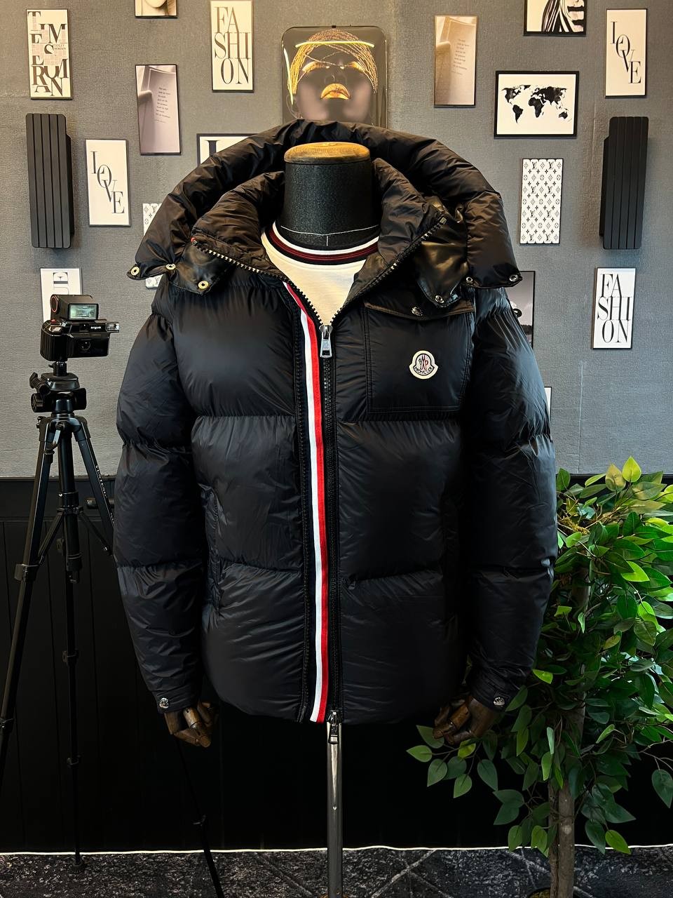 Highest Quality Men's Puffer Jacket with Double Zipper, Luxury Coats