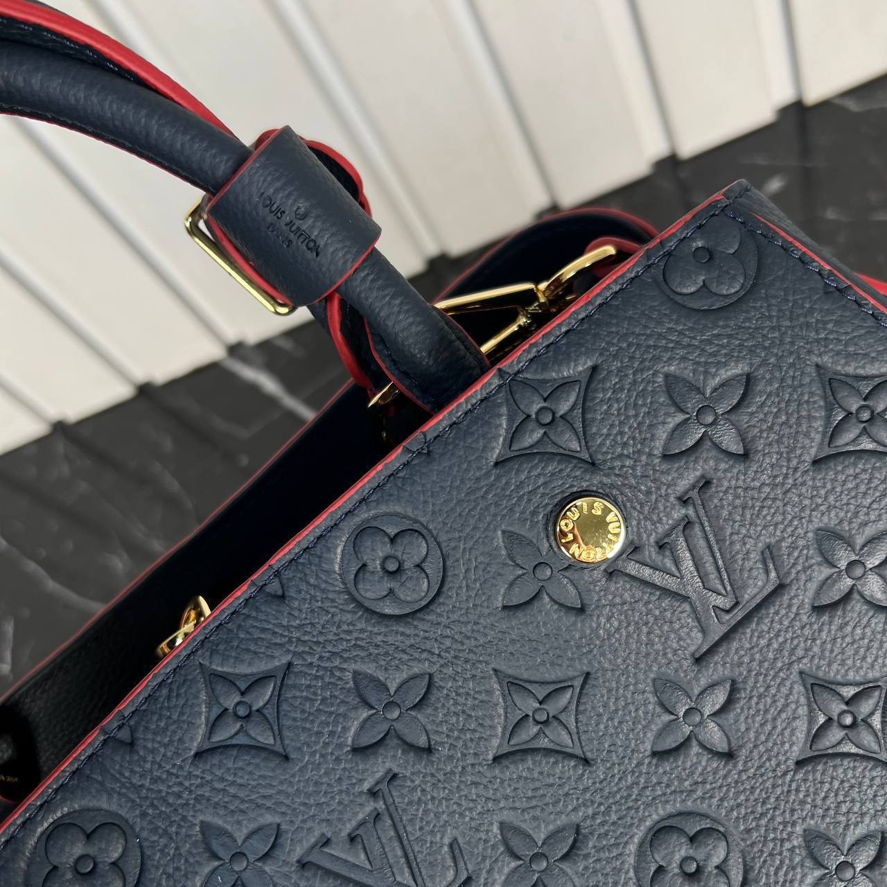 Louis Vuitton Montaigne Bag Medium Luxury Leather Bags