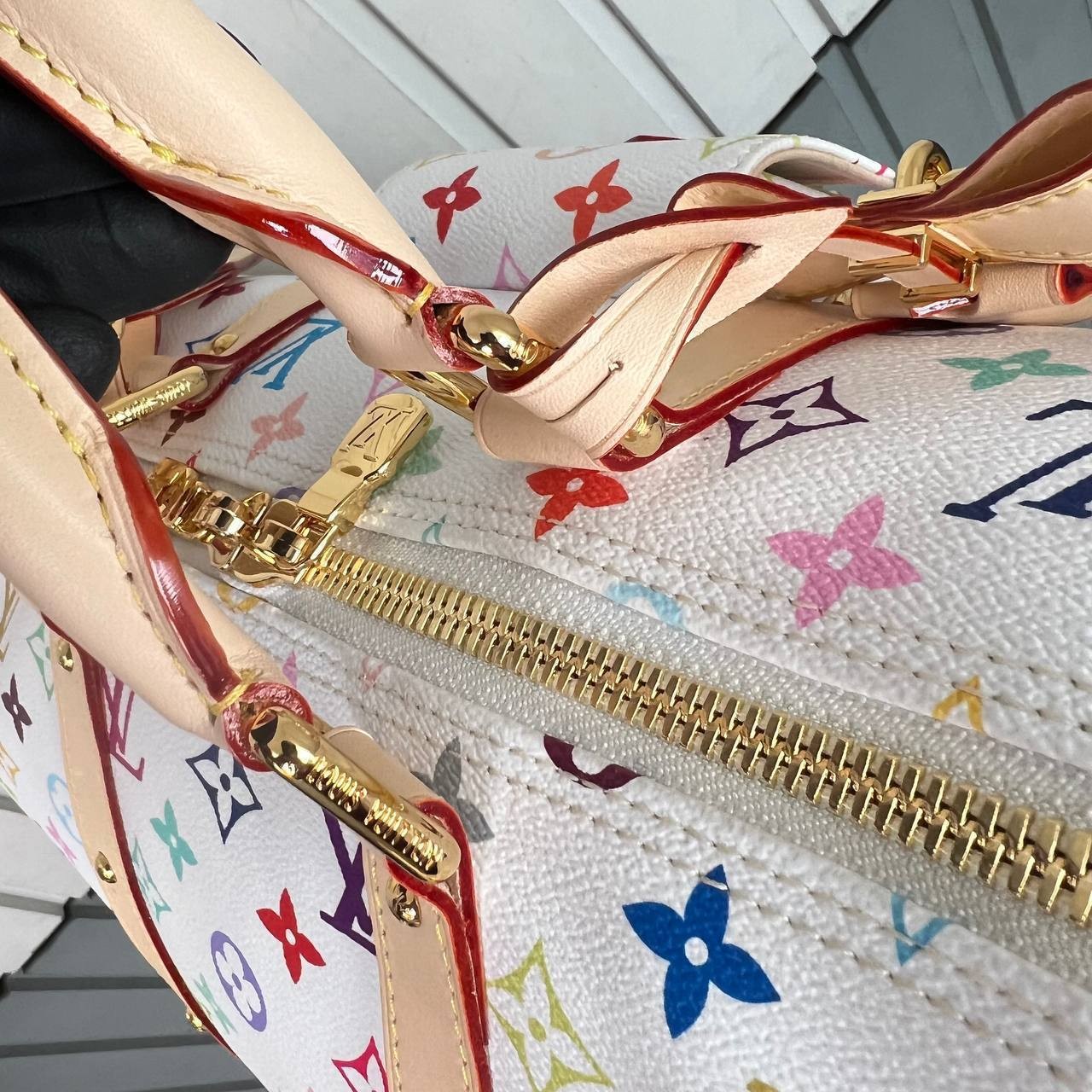 Highest Quality LV x TM Keepall Badouliere 45 