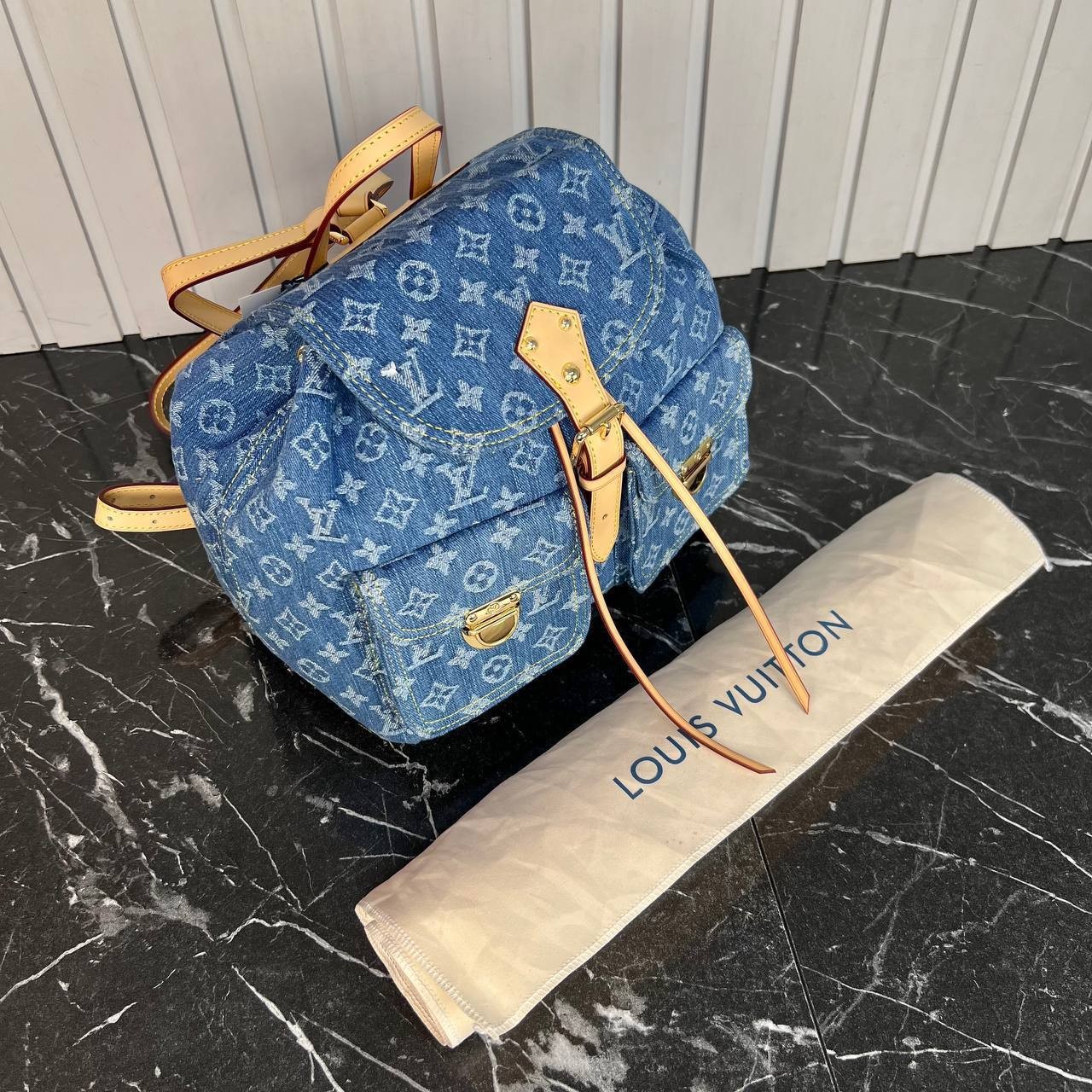 Highest Quality Mini Pleaty Denim Backpack Luxury Backpacks
