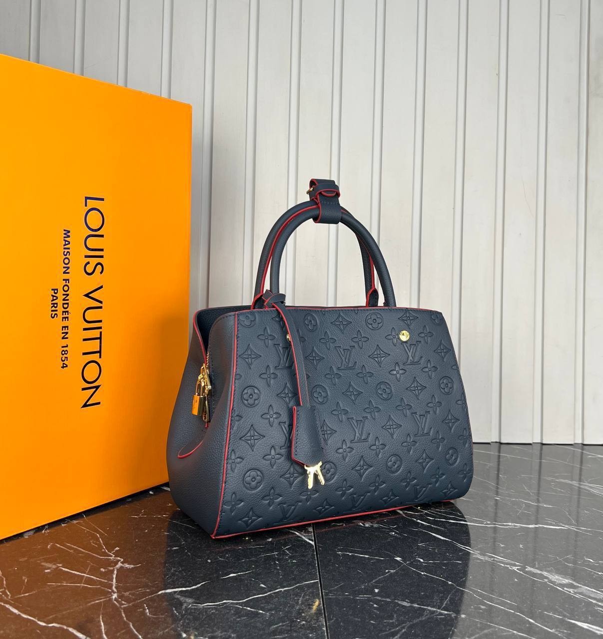 Louis Vuitton Montaigne Bag Medium Luxury Leather Bags