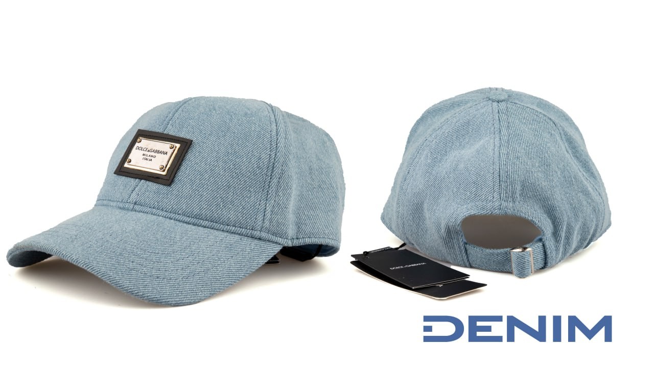 Unisex Highest Quality Denim Cap, Denim Luxury Hat