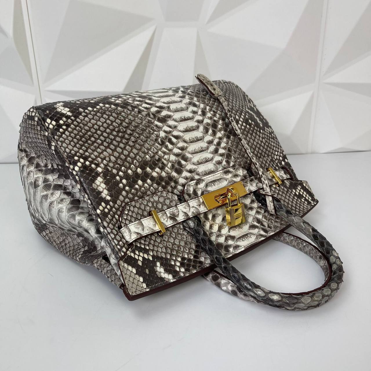 Highest Quality Birkin Python 30, Pyhton Leather Luxury Bags, Fashion Bags