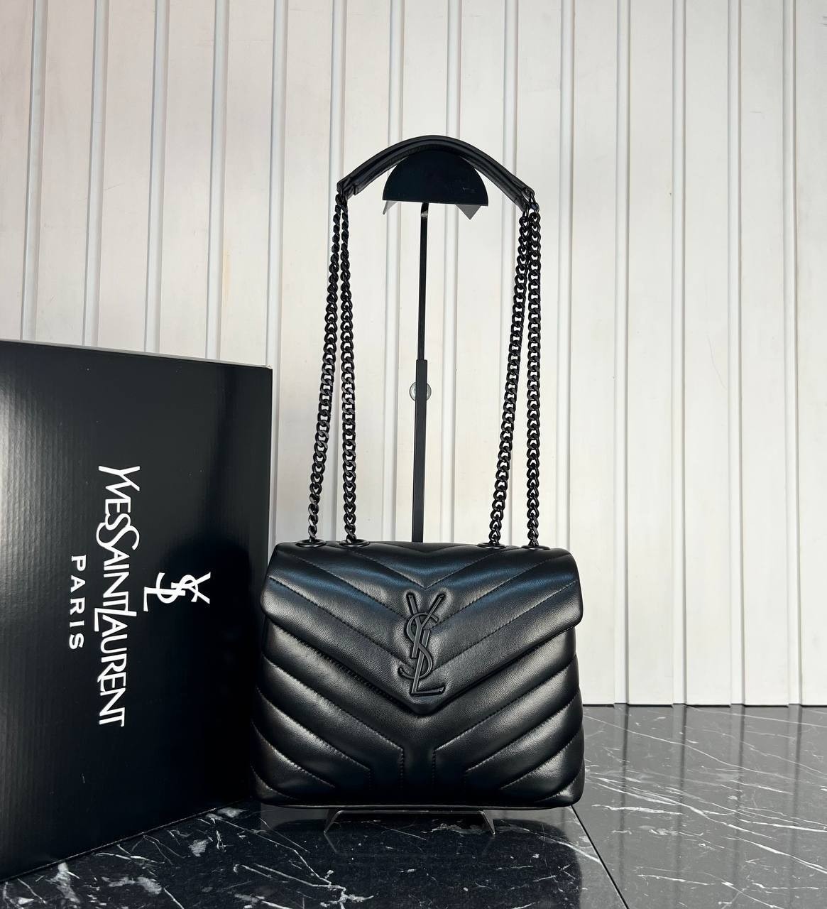 Highest Quality Loulou Bag  , Luxury Fashion Bags - Black-Black