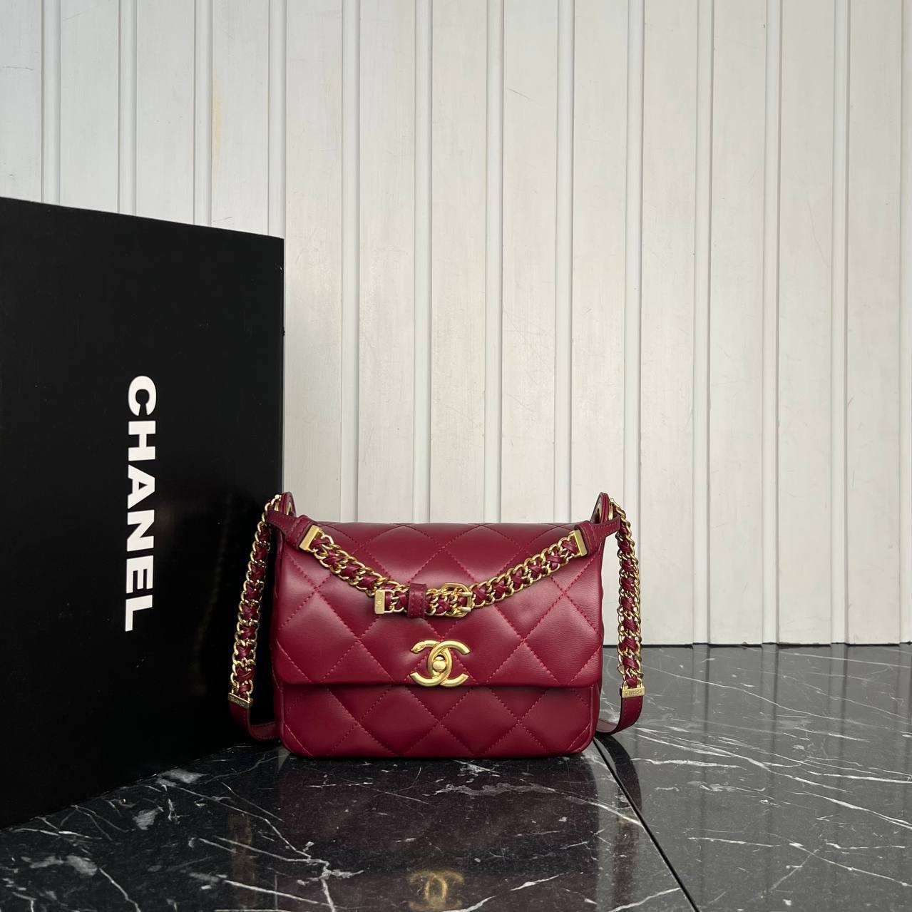 Highest Quality 23k Flap Bag Genuine Leather Luxury Bags