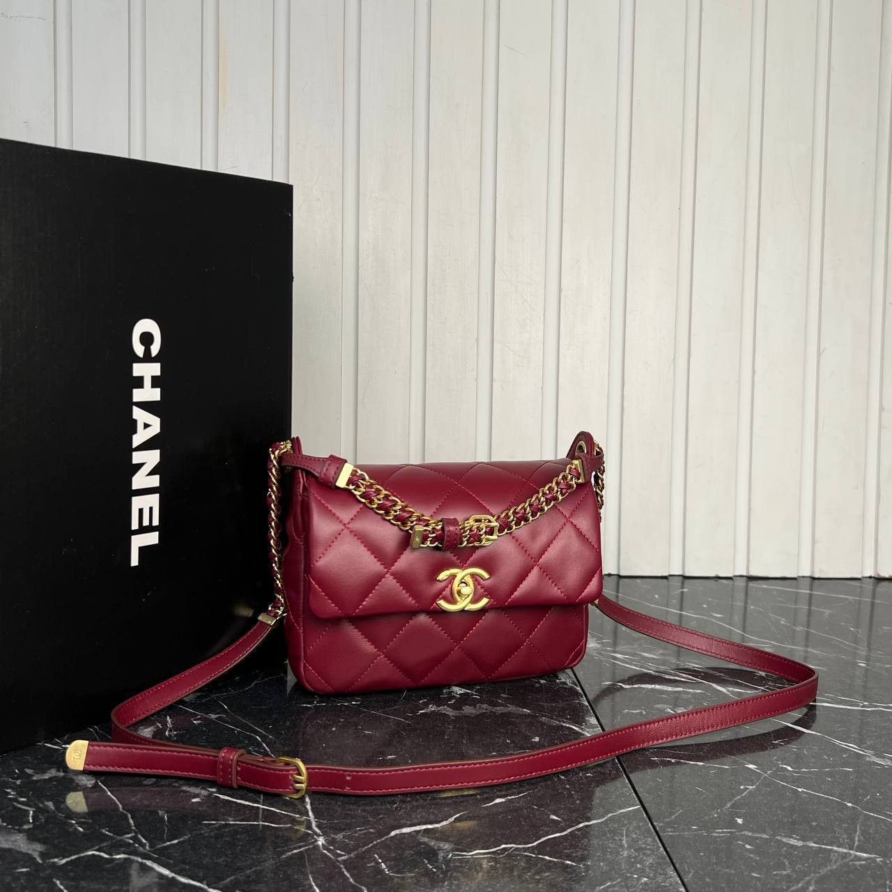 Highest Quality 23k Flap Bag Genuine Leather Luxury Bags