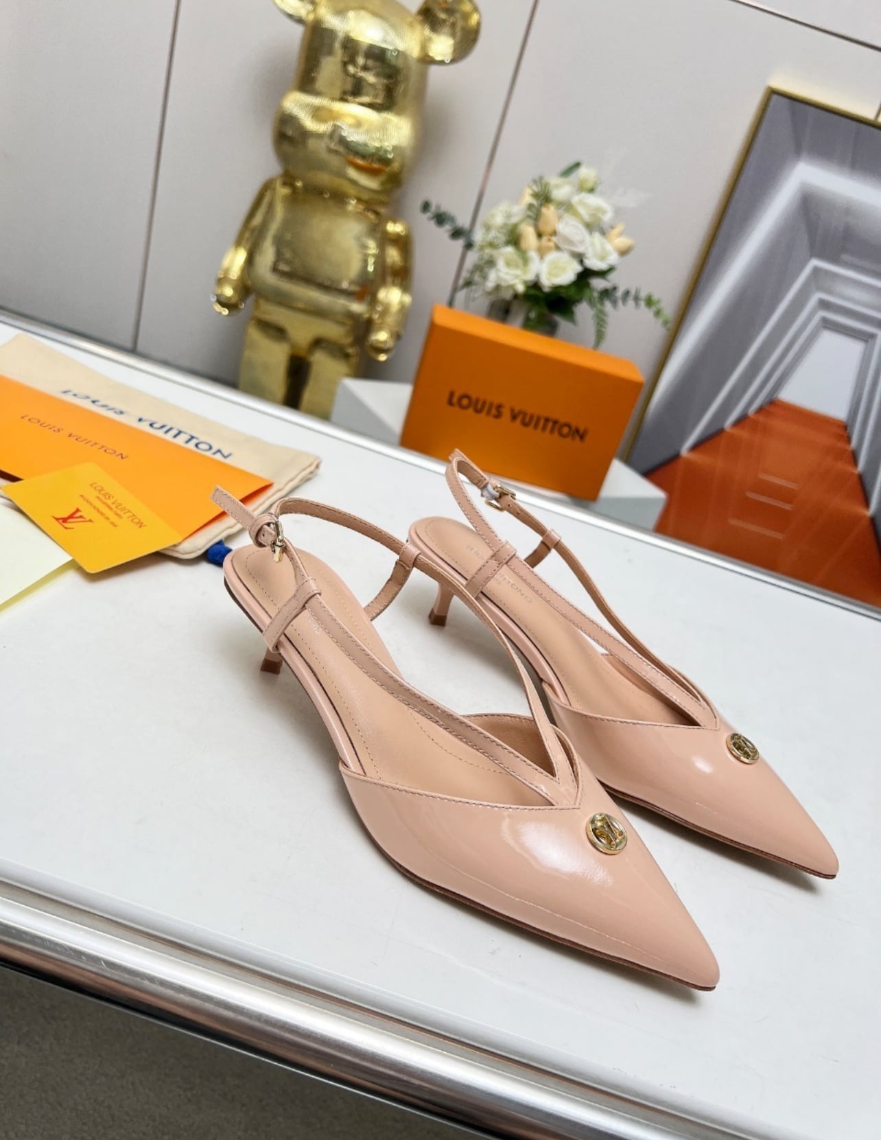 Highest Quality Designer Sandals , Heels Shoes , Low Heel - Model 3