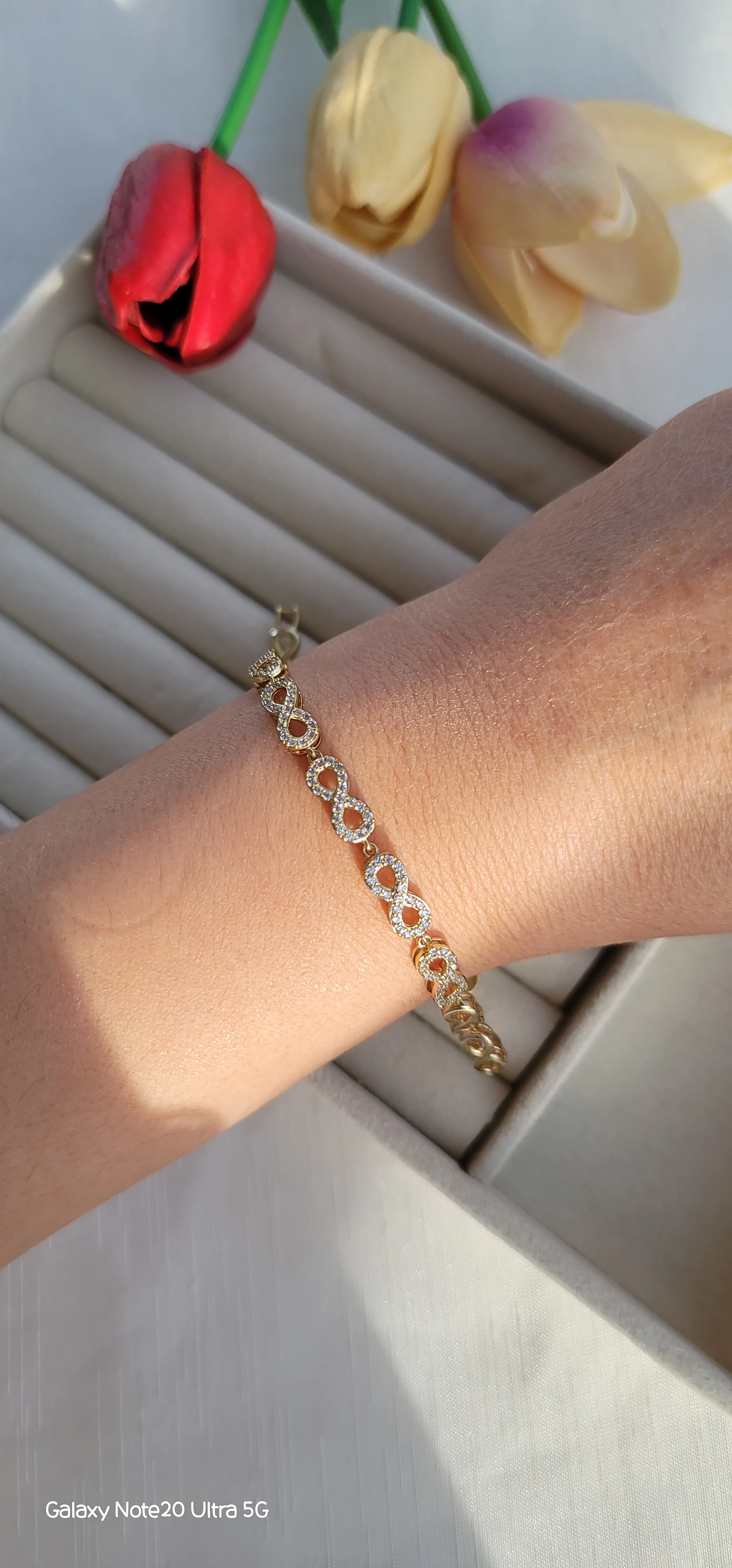 Xuping taşlı sonsuzluk bileklik