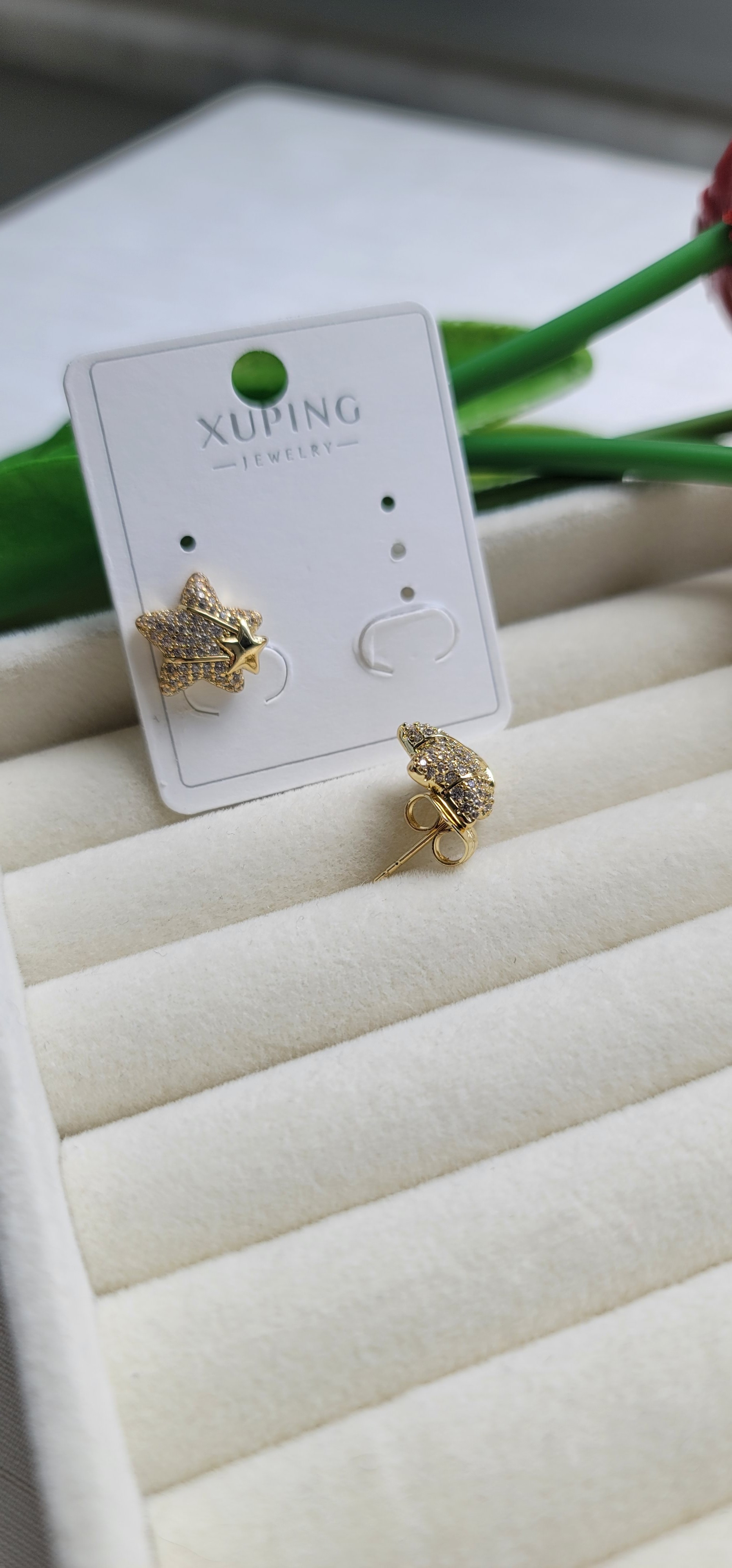 Xuping gold yıldız küpe