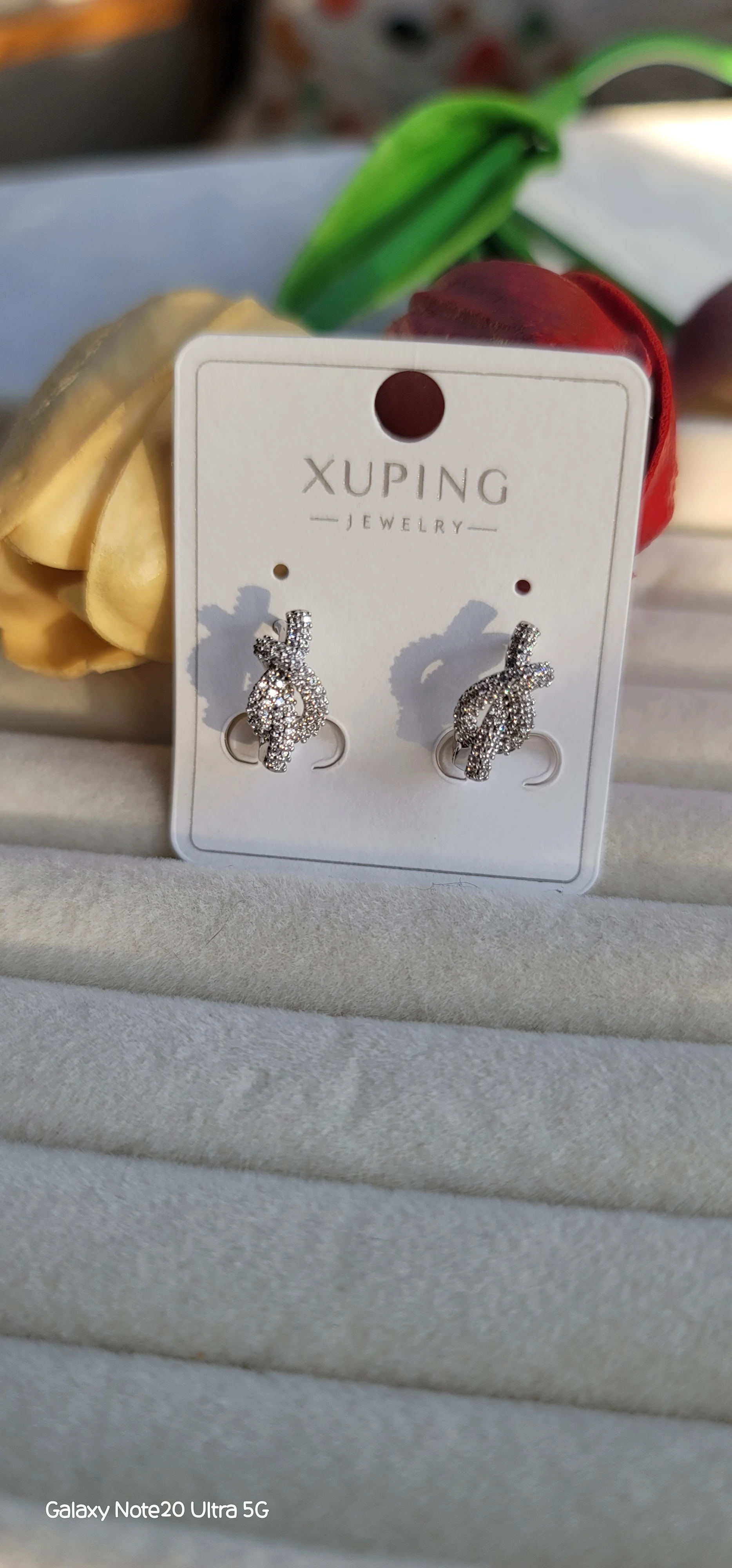 Xuping silver düğüm küpe