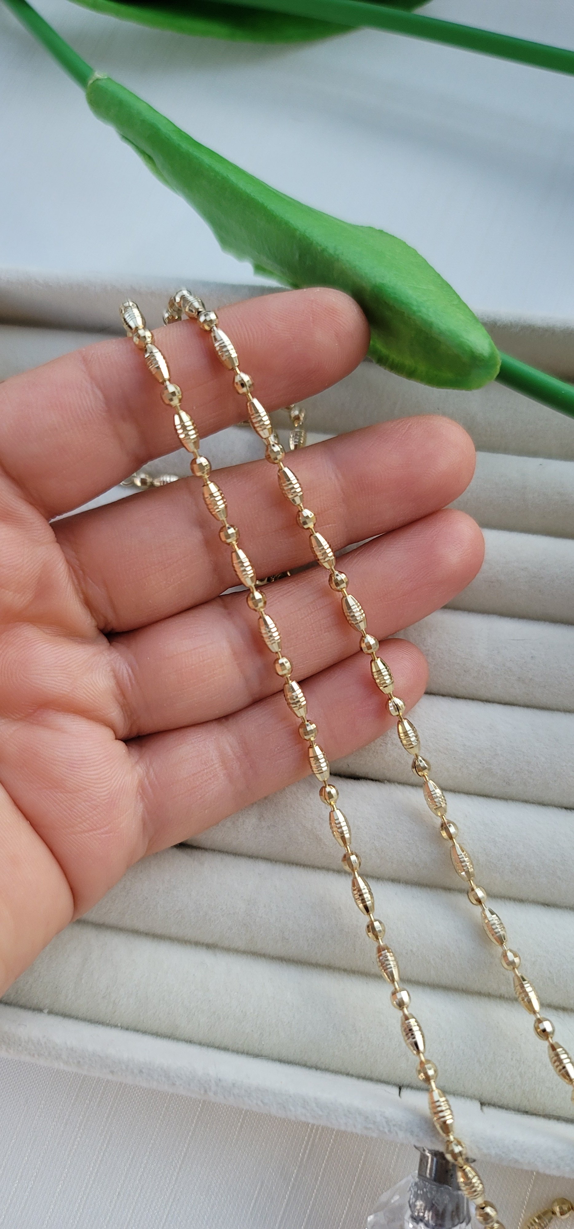 Xuping dorika badem kolye 60cm