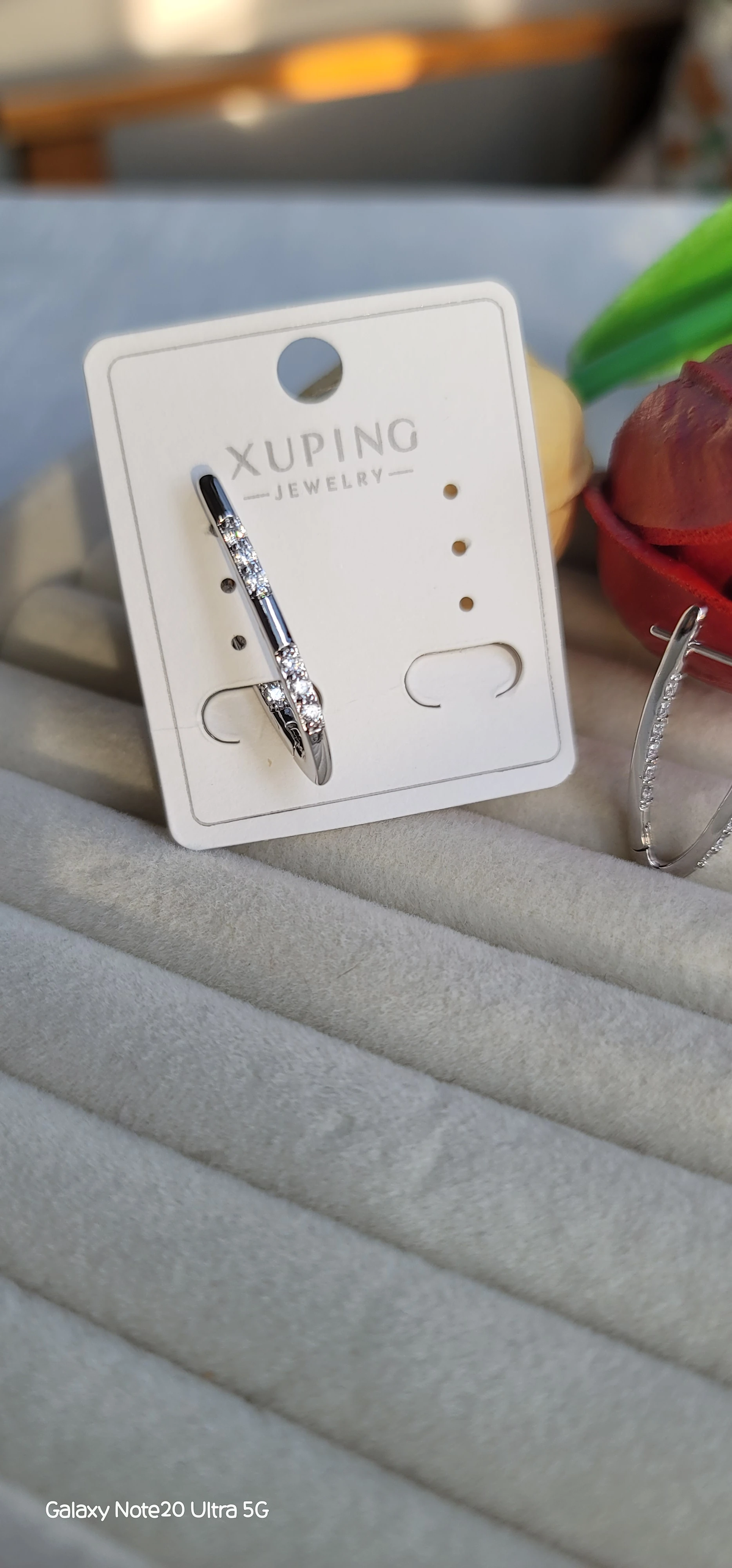 Xuping taşlı silver küpe