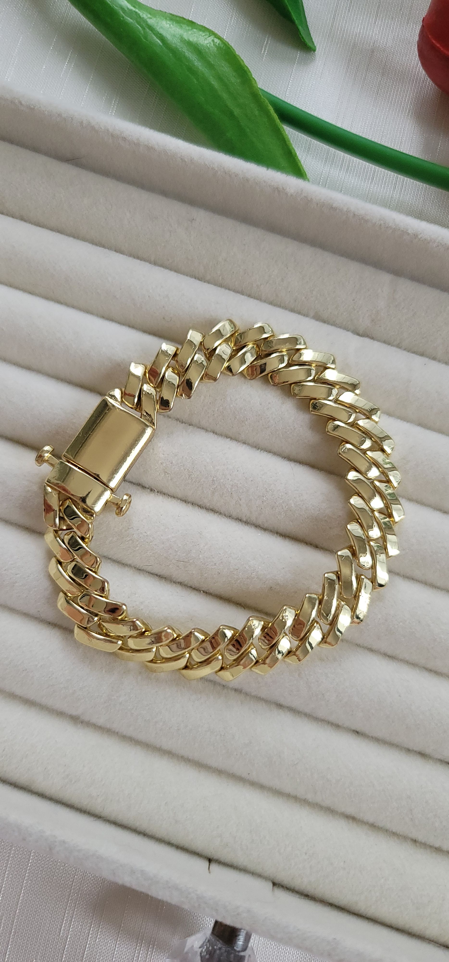 Outlet 14k premıum taşsız kuyum model gurmet bileklik