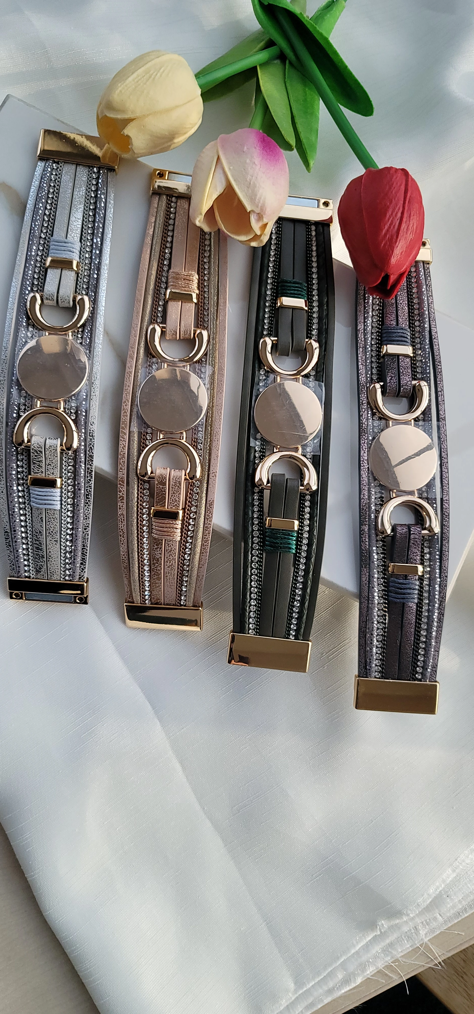 Deri kombin kelepçe