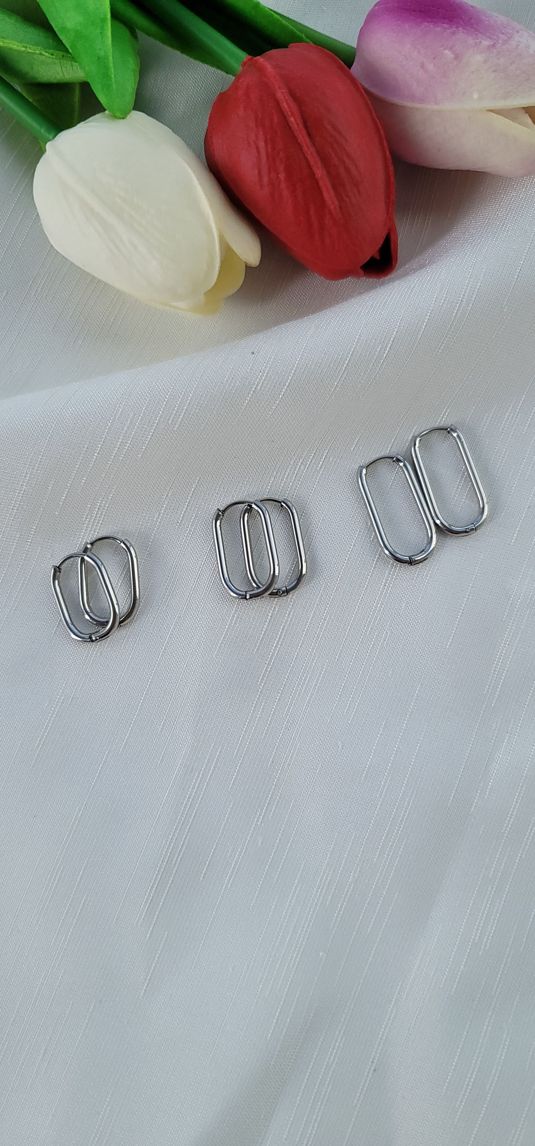 Oval küpe - Gold