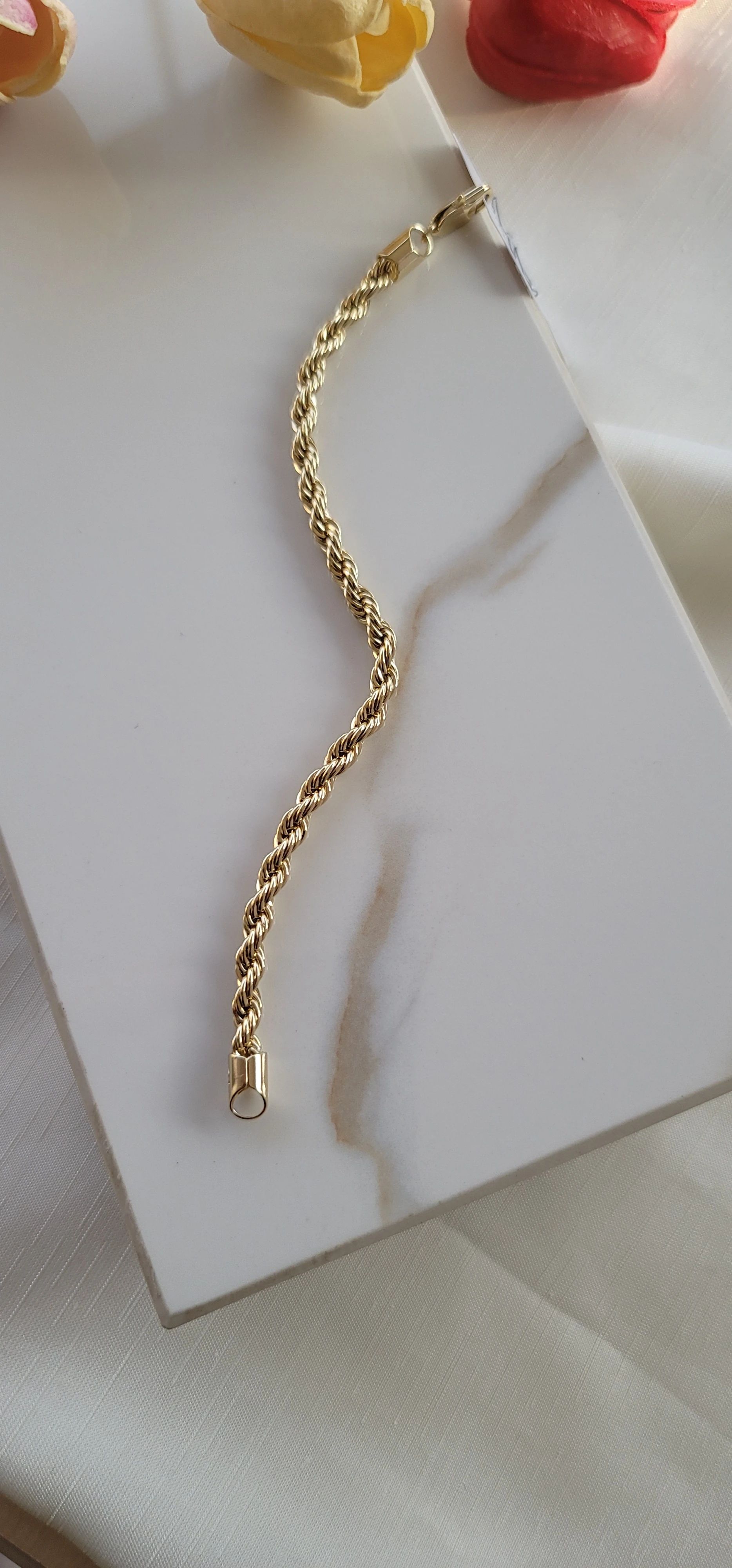 Vip 14k kalın burgu bileklik