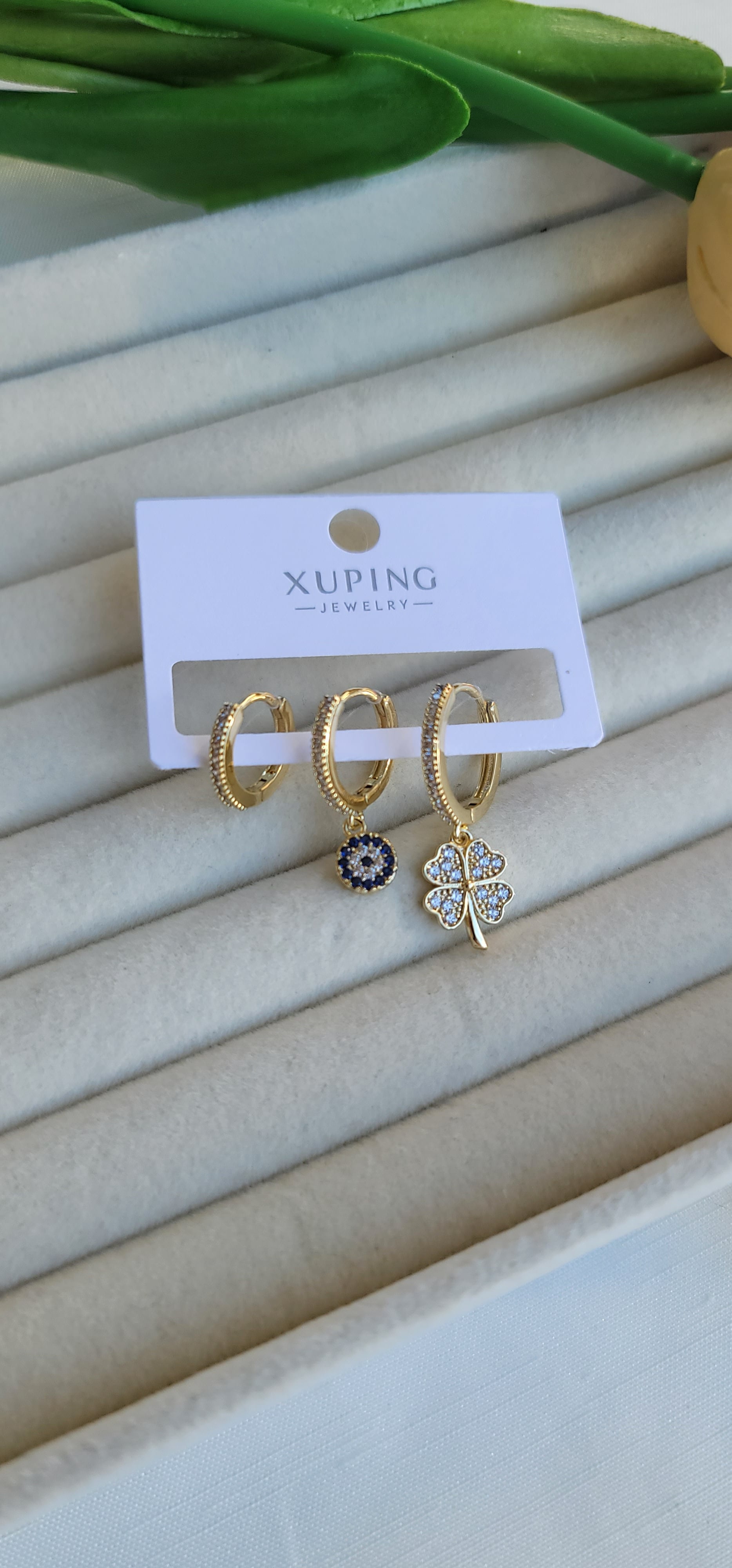 Xuping yonca set küpe