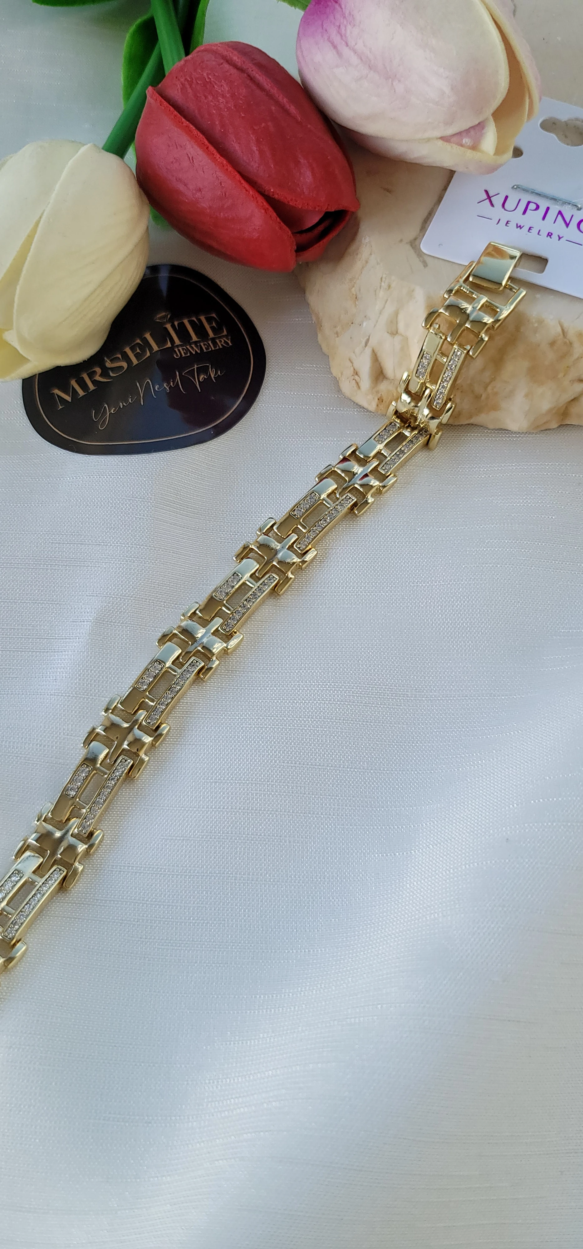 Vip zirkon taşlı bileklik