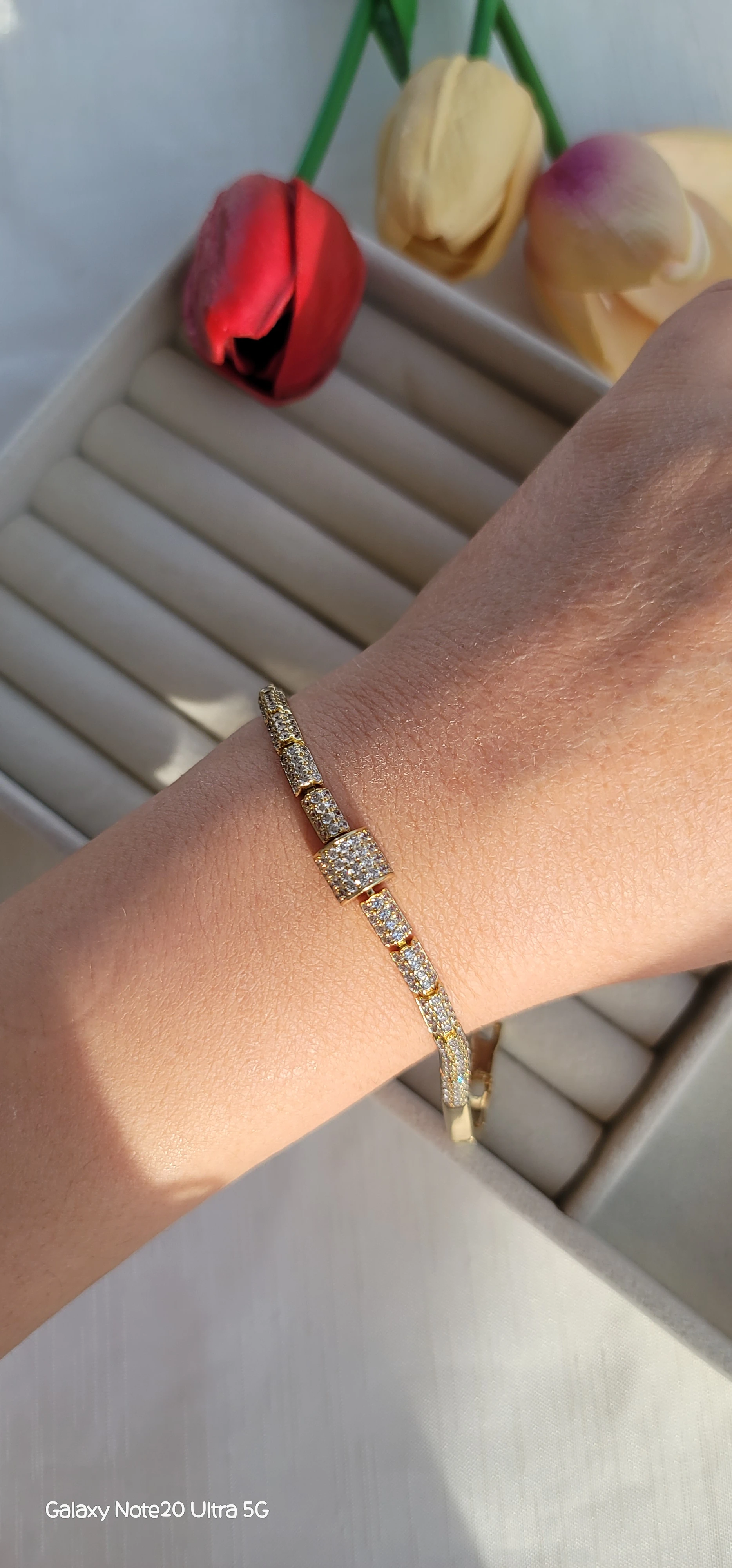 Xuping 14k taşlı bileklik