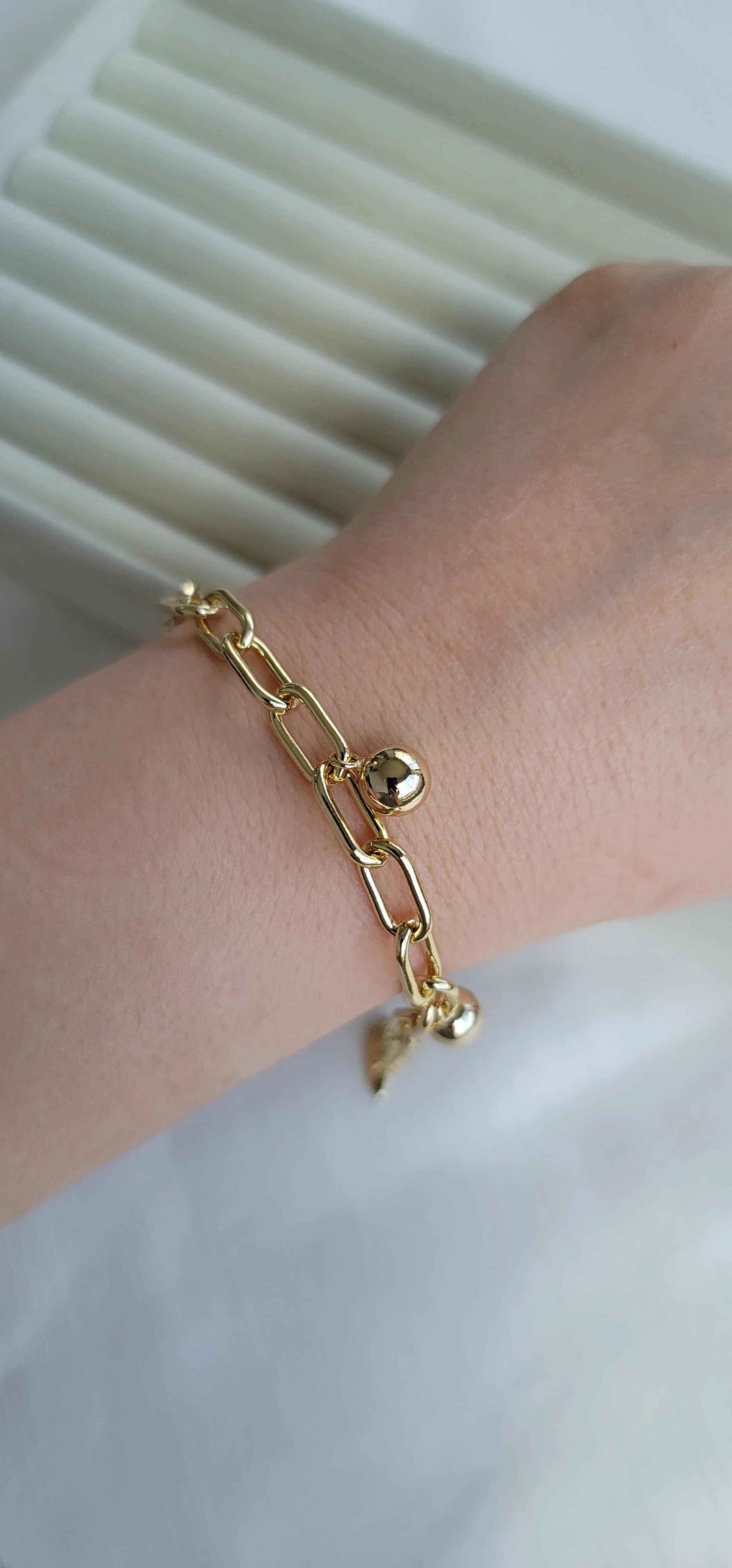 Xuping topçuklu ataç bileklik